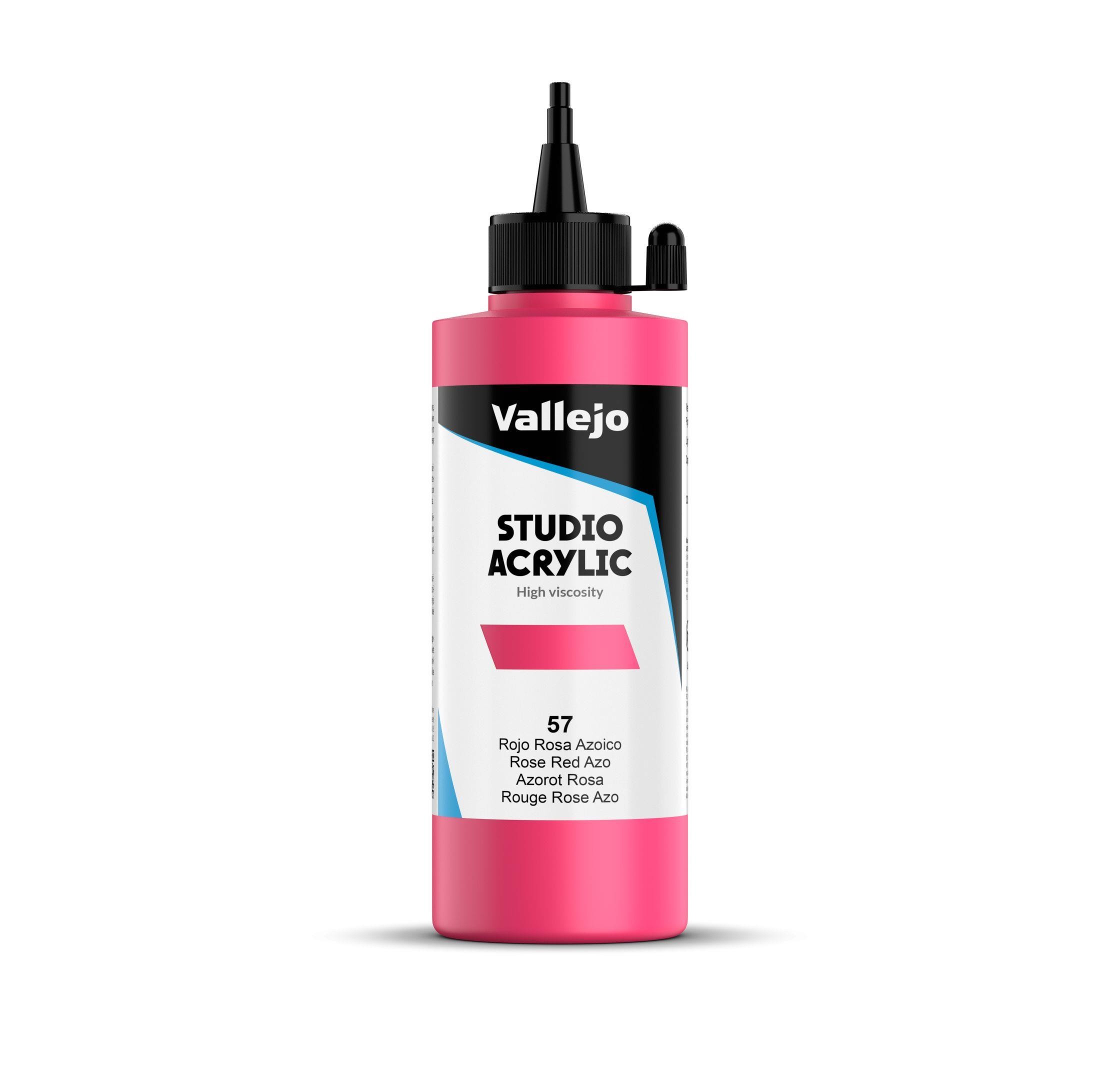 Acrilico vallejo rojo rosa azoico n57