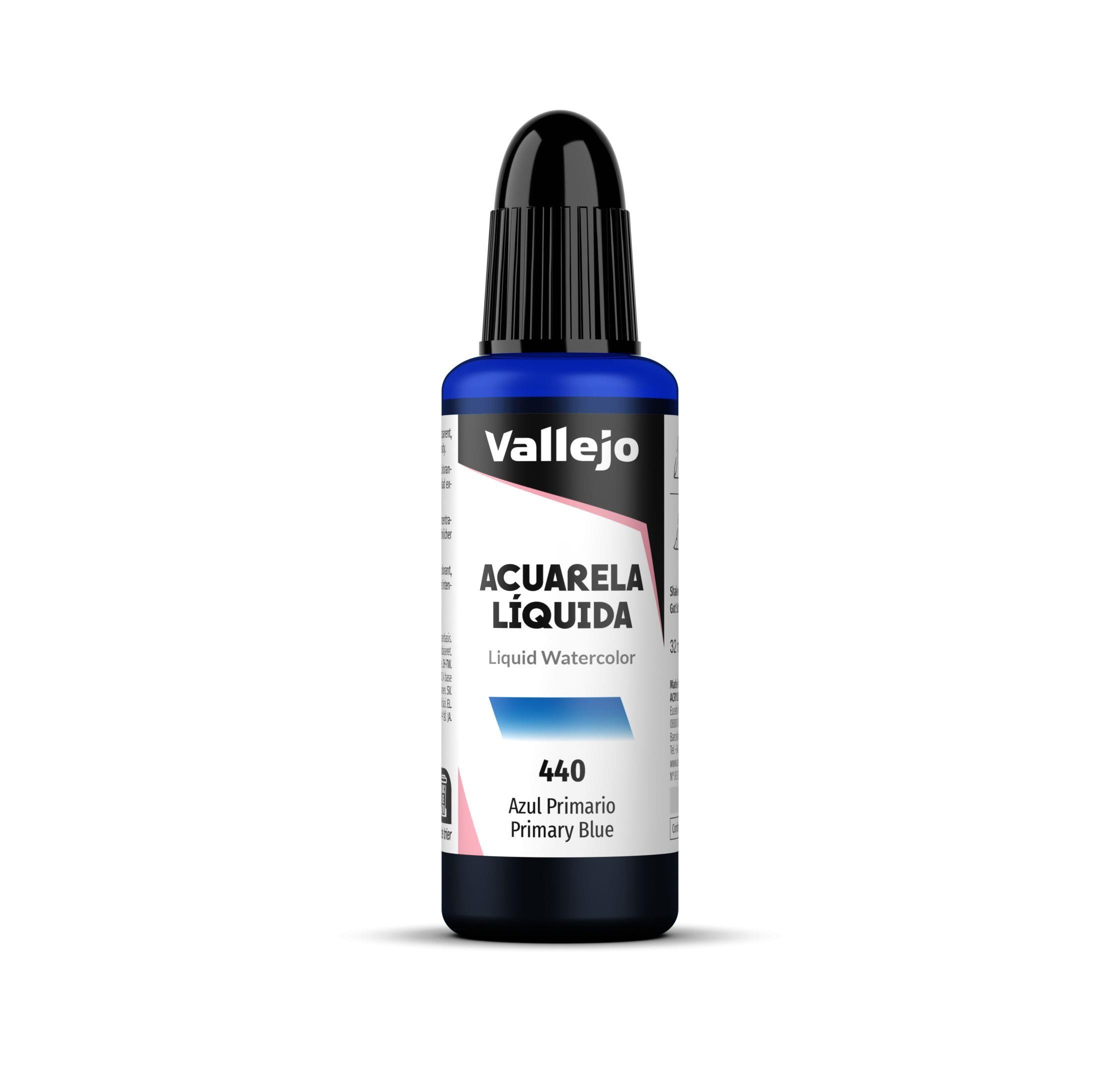 Acuarela liquida vallejo 32 ml azul primario n440
