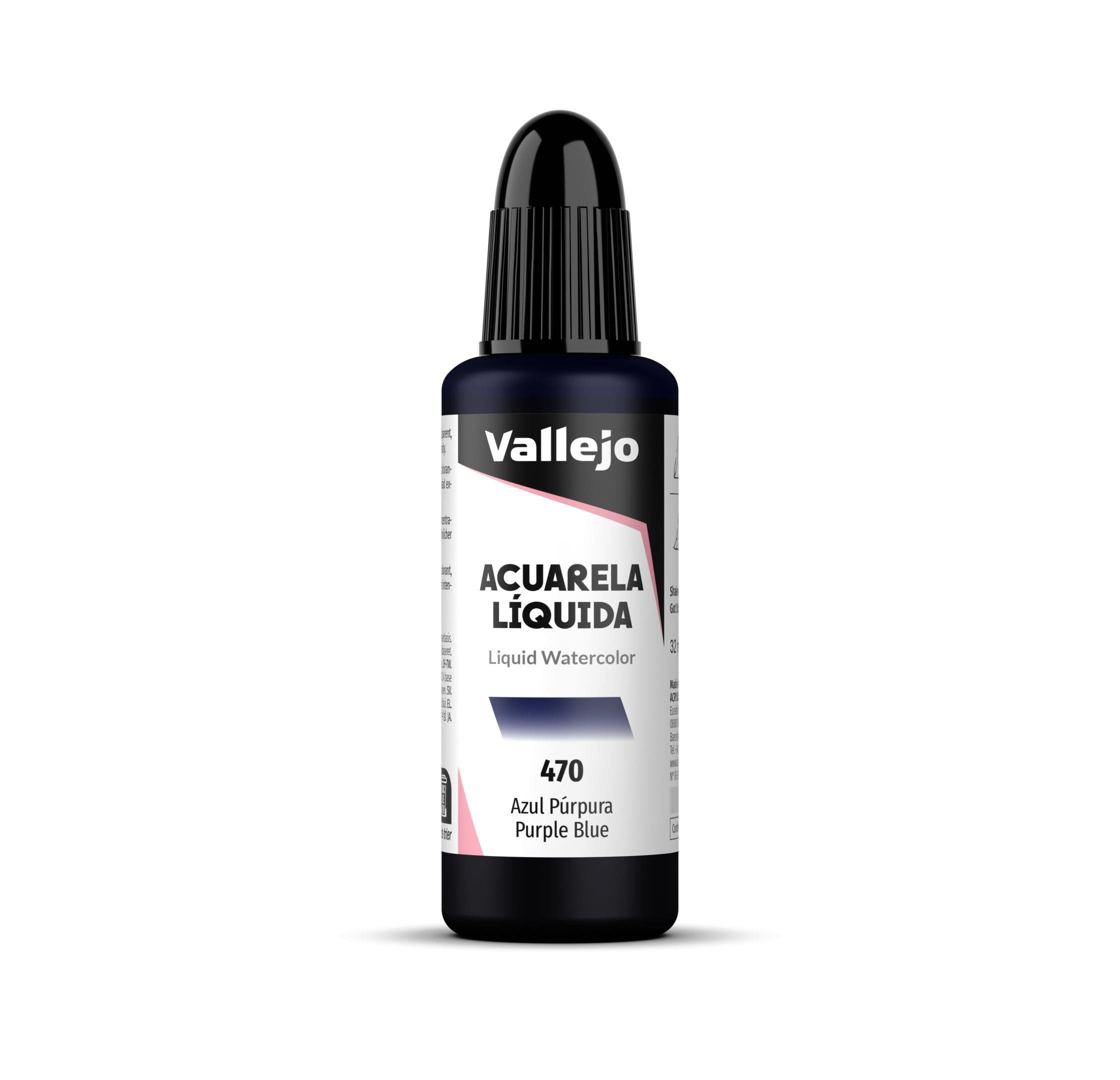 Acuarela liquida vallejo 32 ml azul purpura n470