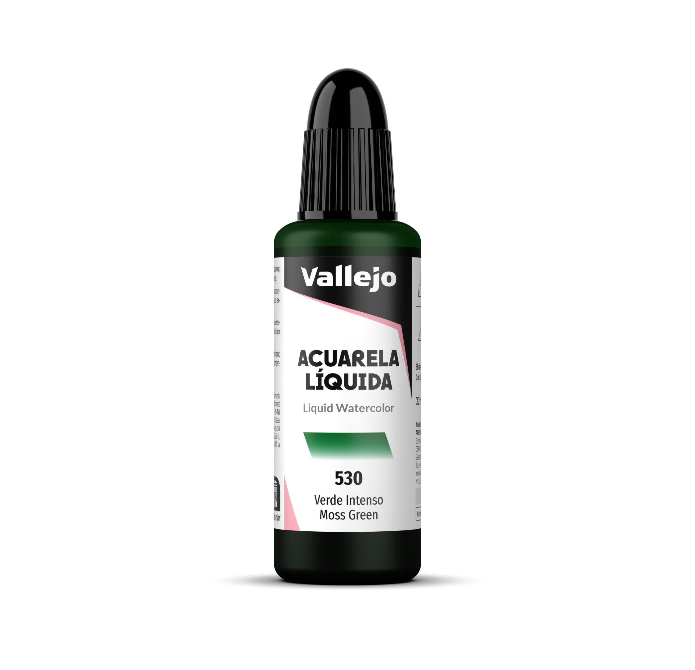 Acuarela liquida vallejo 32 ml verde intenso n530