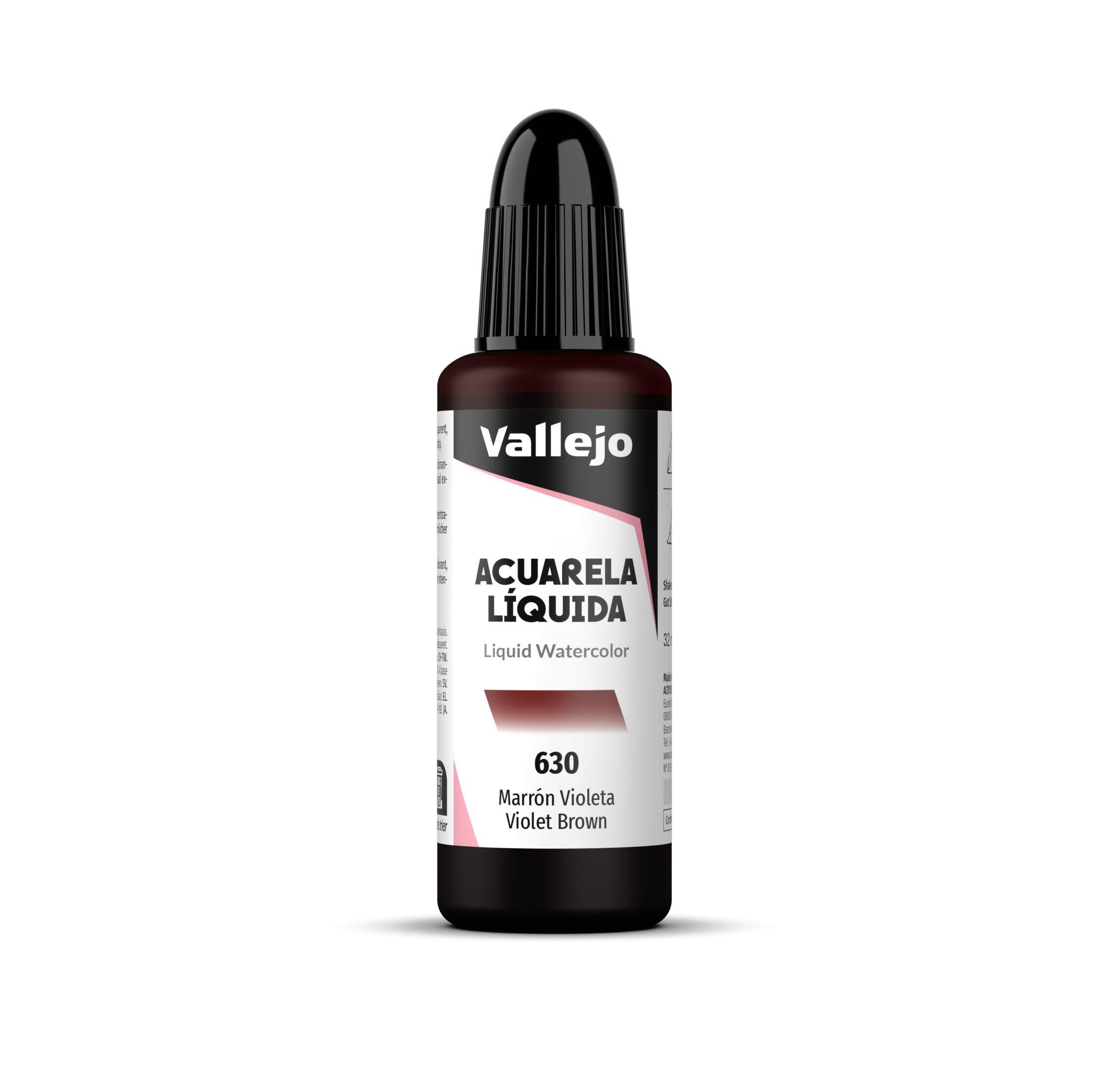 Acuarela liquida vallejo 32 ml marron violeta n630