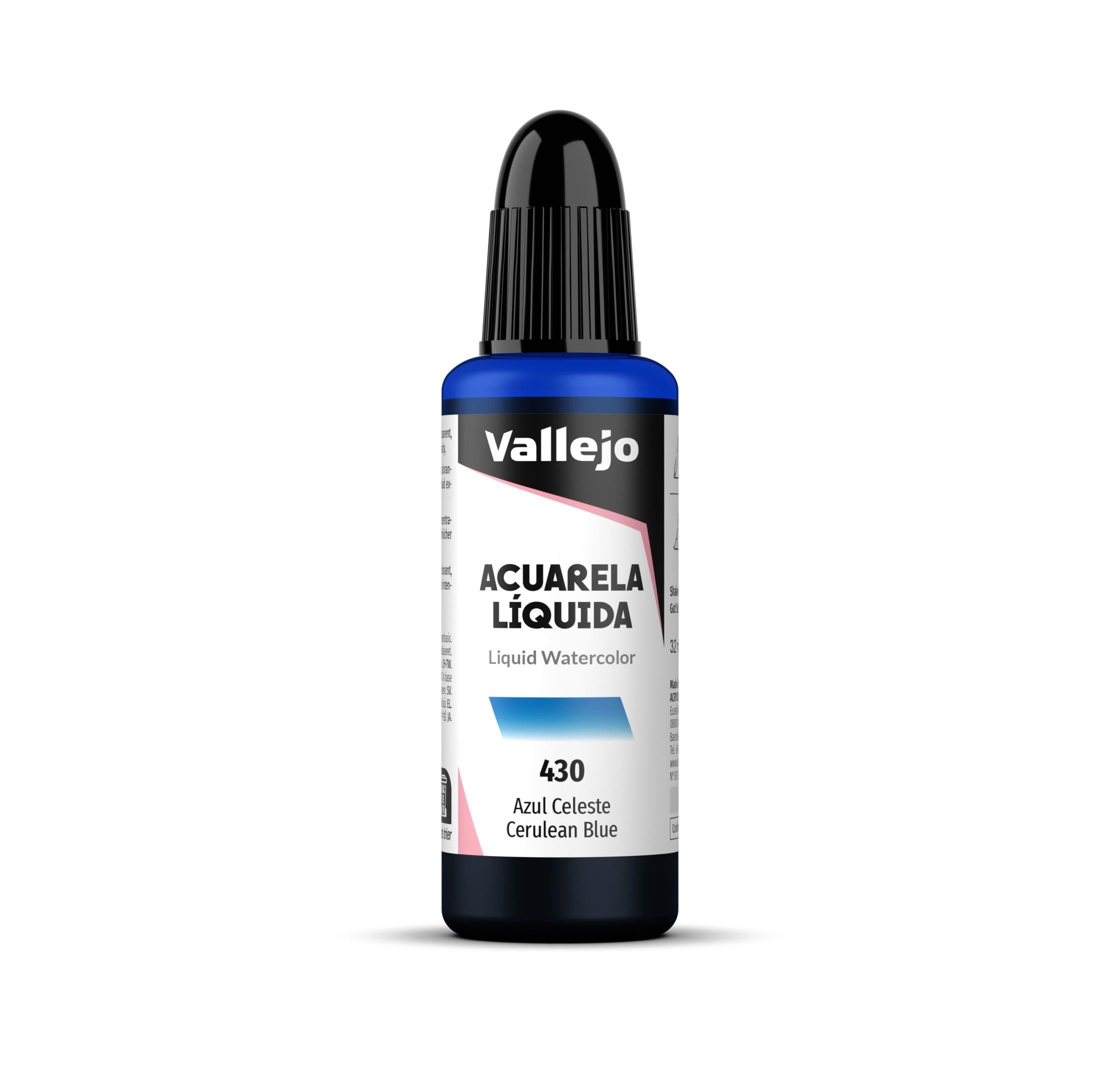 Acuarela liquida vallejo 32 ml azul celeste n430