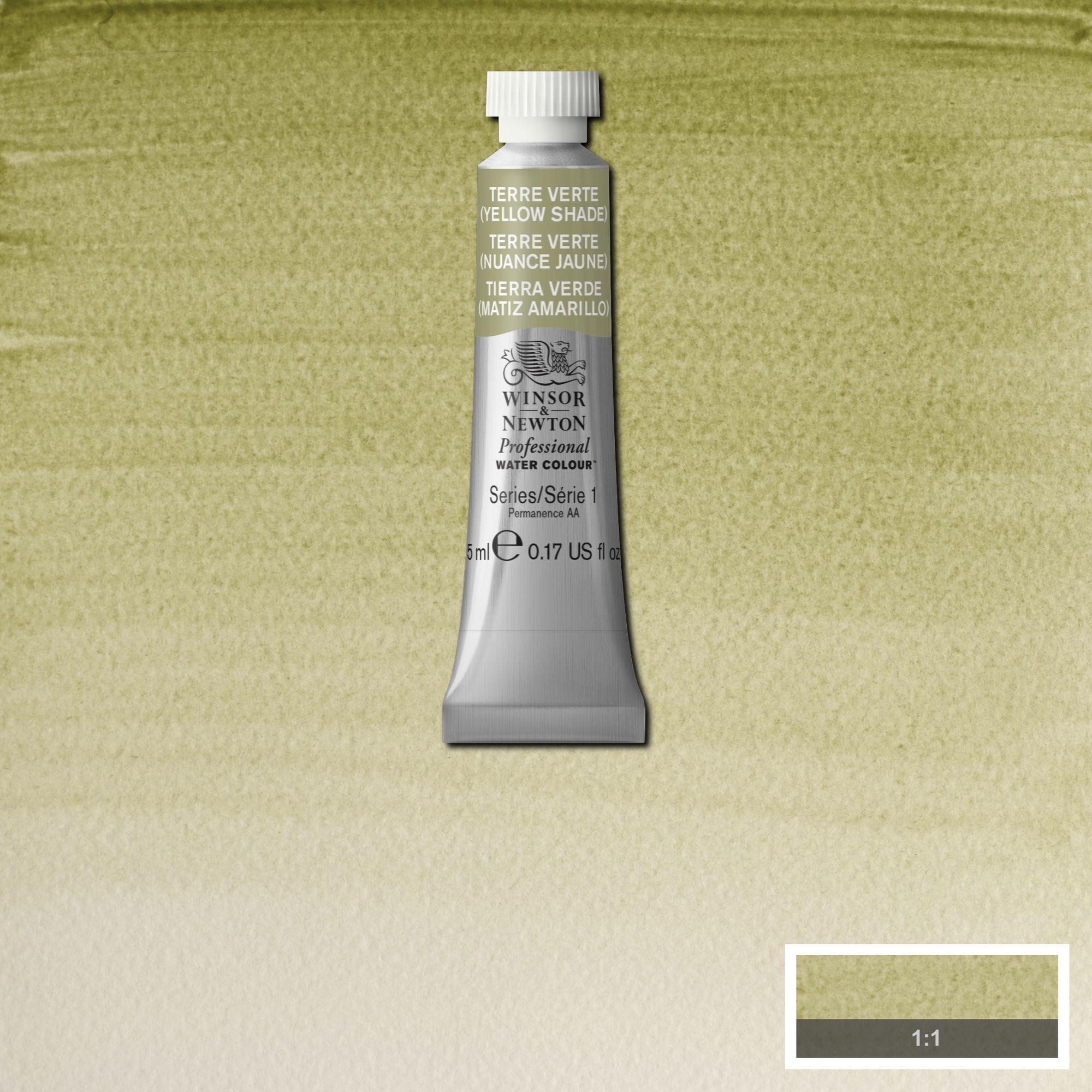 Acuarela wn professional tubo tierra verde
