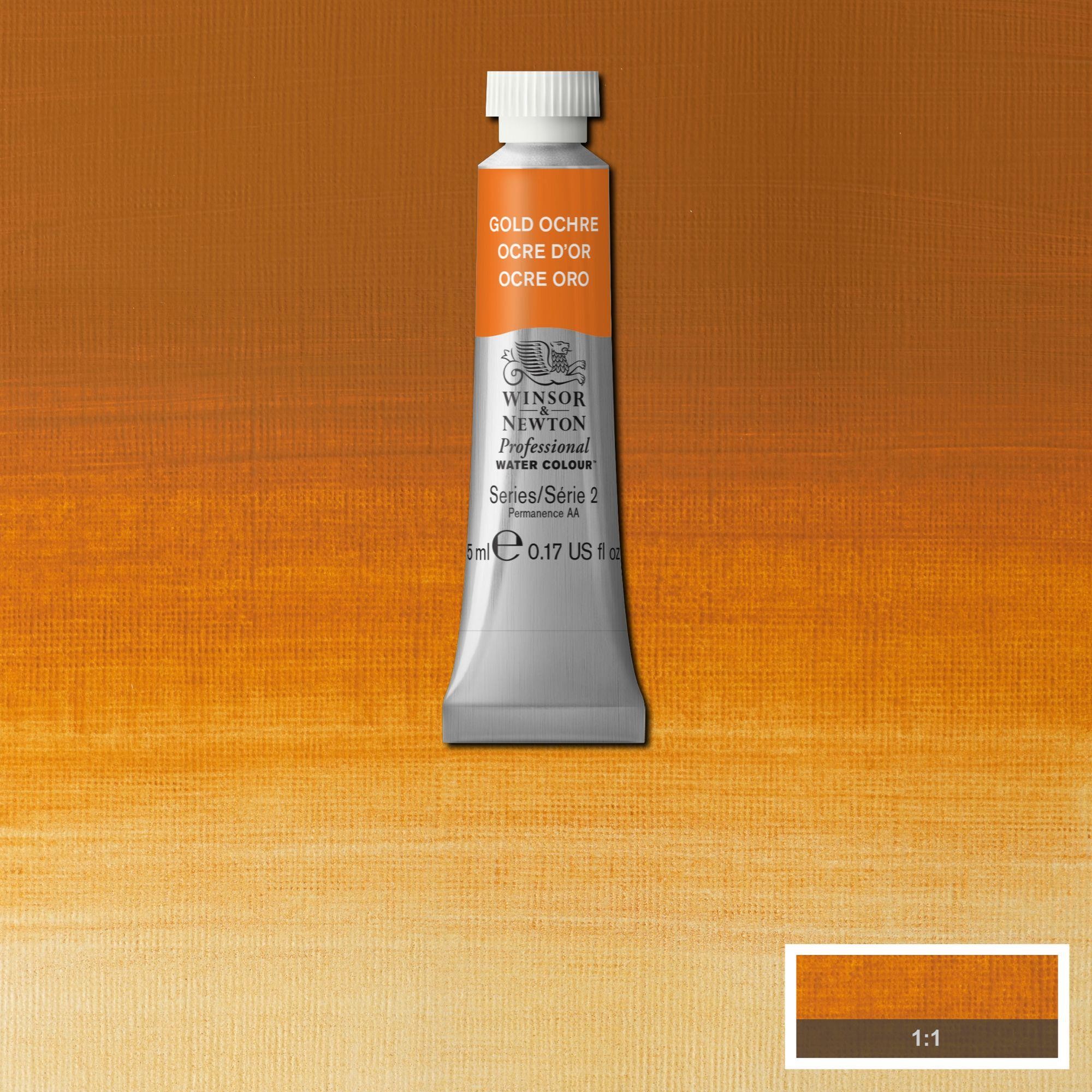 Acuarela wn professional tubo ocre oro