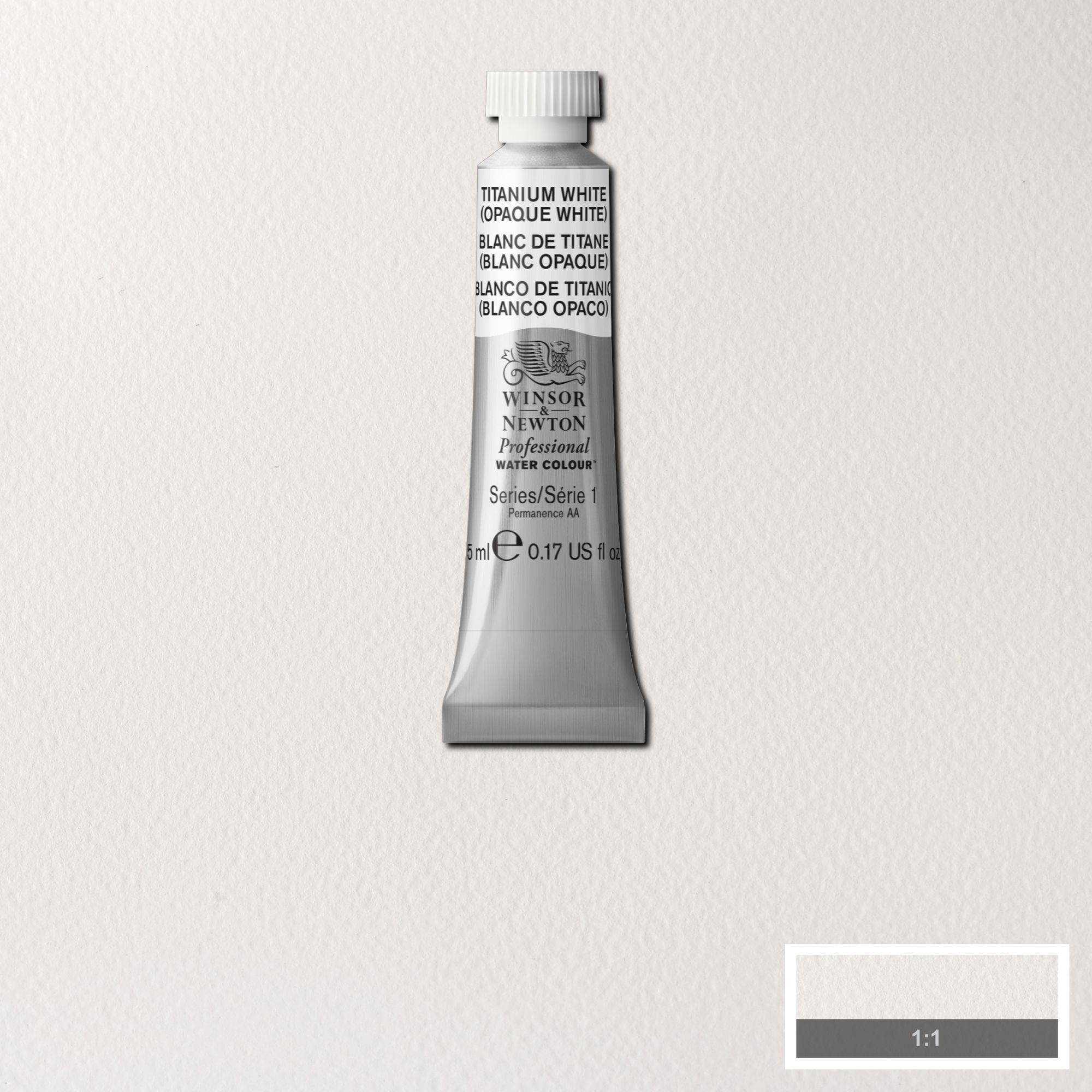 Acuarela wn professional tubo blanco de titanio