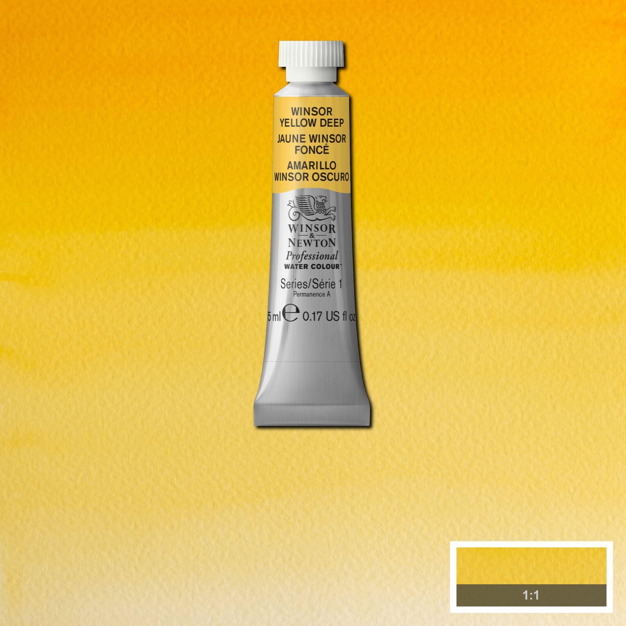 Acuarela wn professional tubo amarillo winsor oscuro