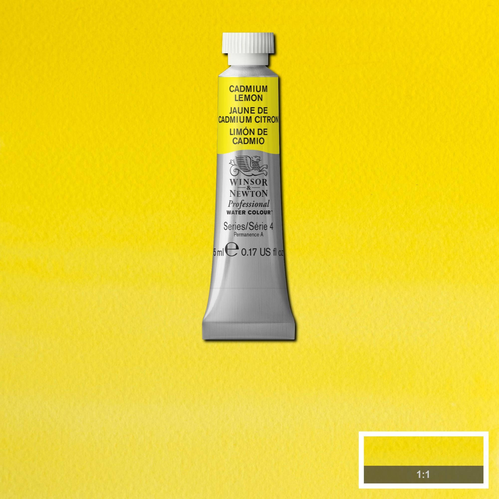 Acuarela wn professional tubo limon de cadmio
