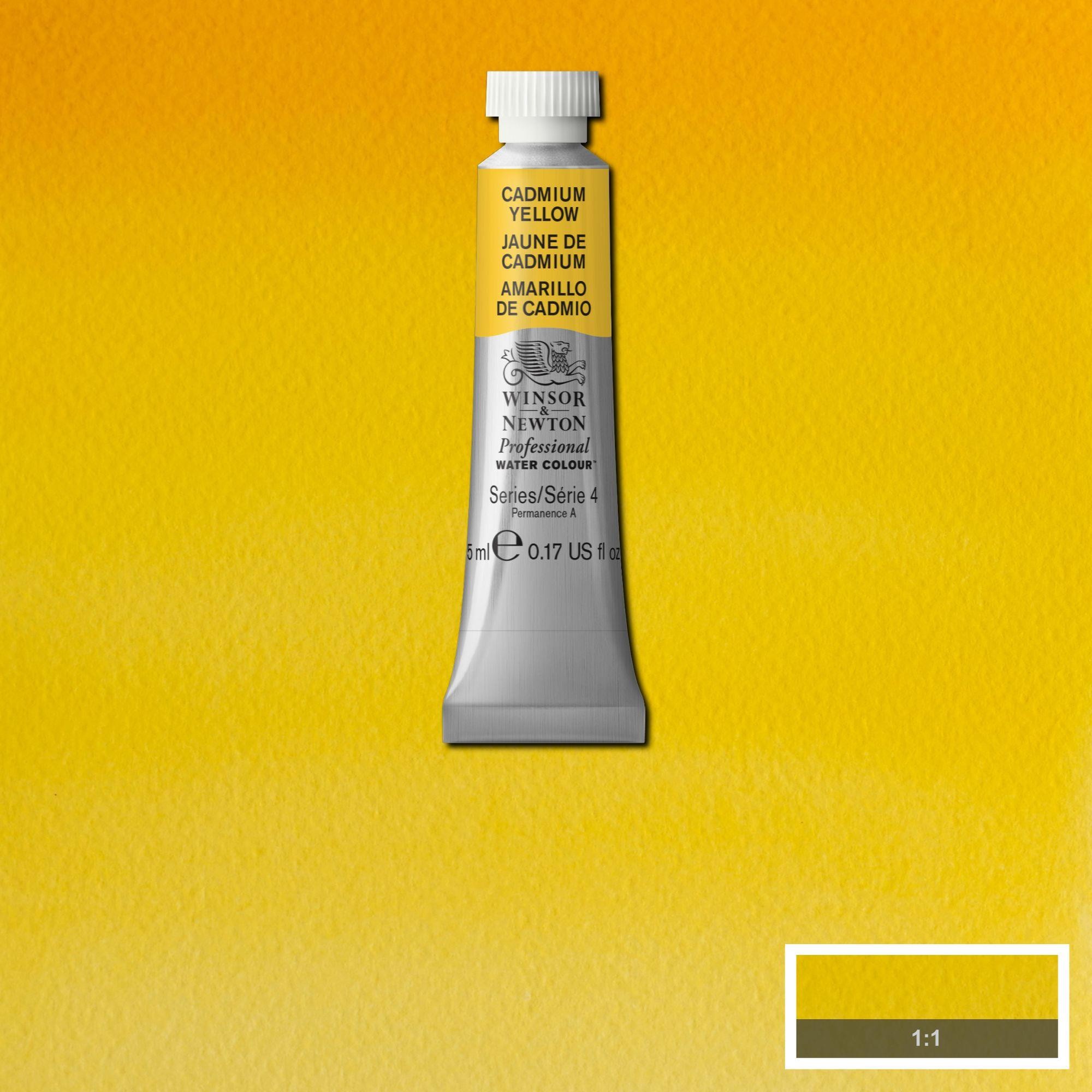 Acuarela wn professional tubo amarillo de cadmio