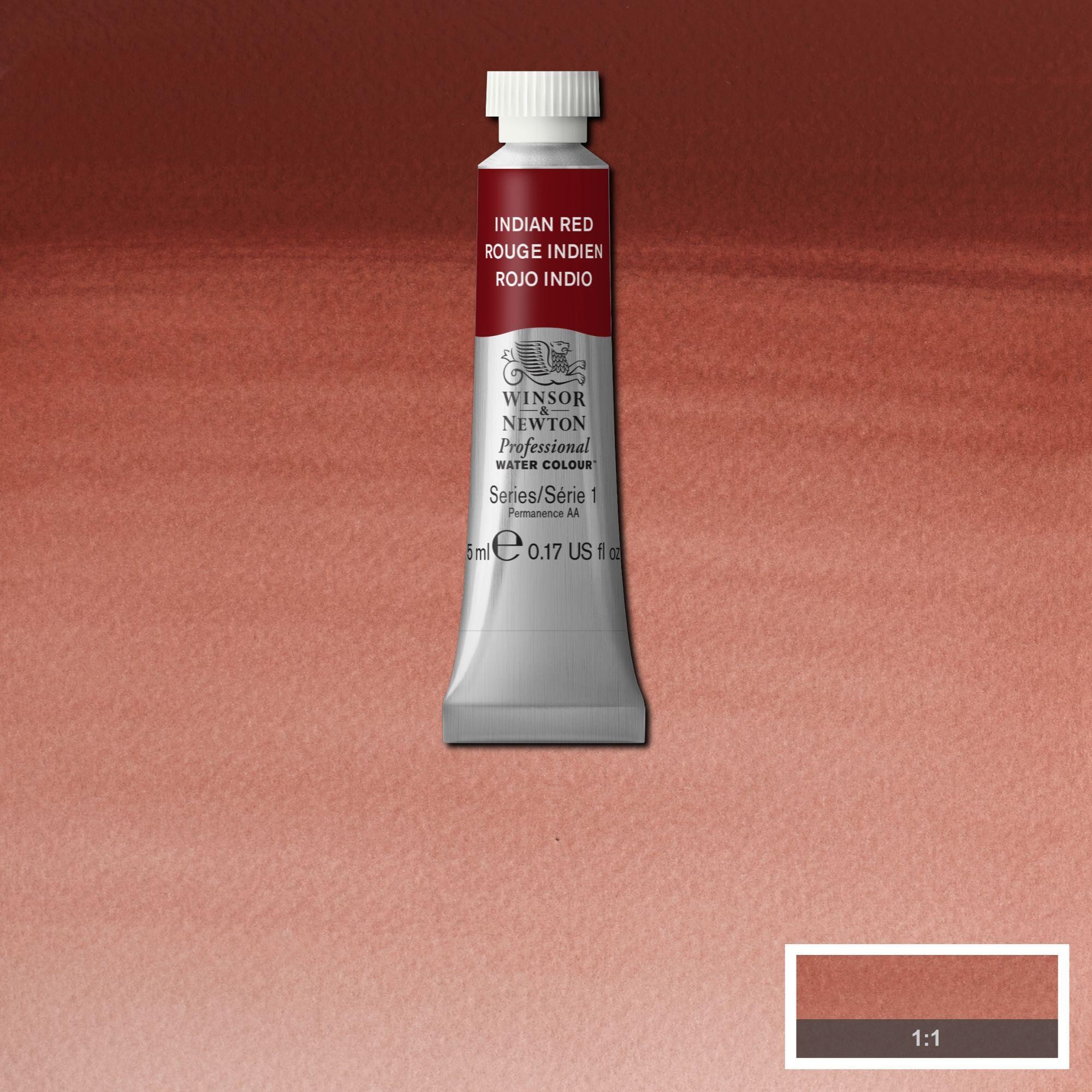 Acuarela wn professional tubo rojo indio