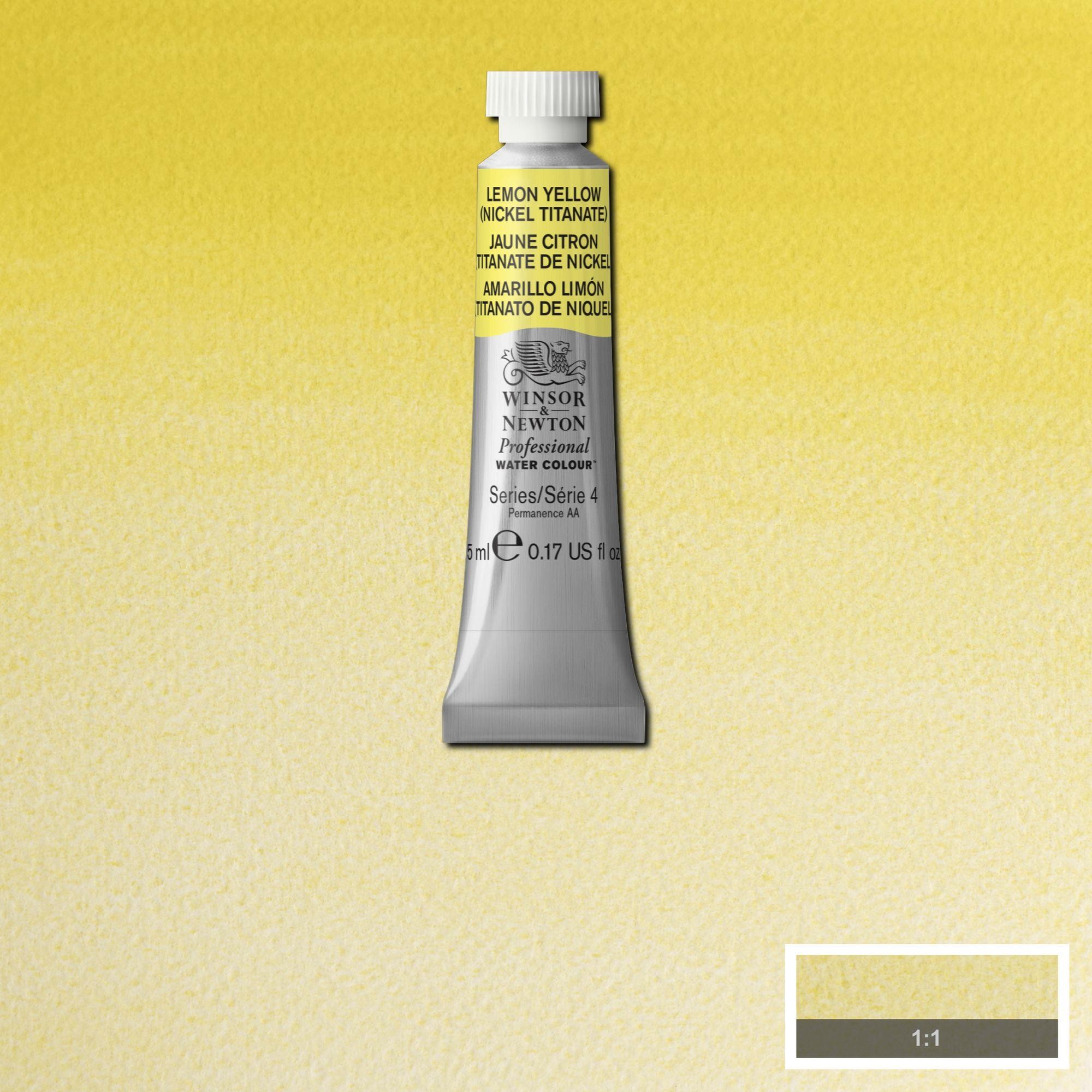 Acuarela wn professional tubo amarillo limon titanato de niquel
