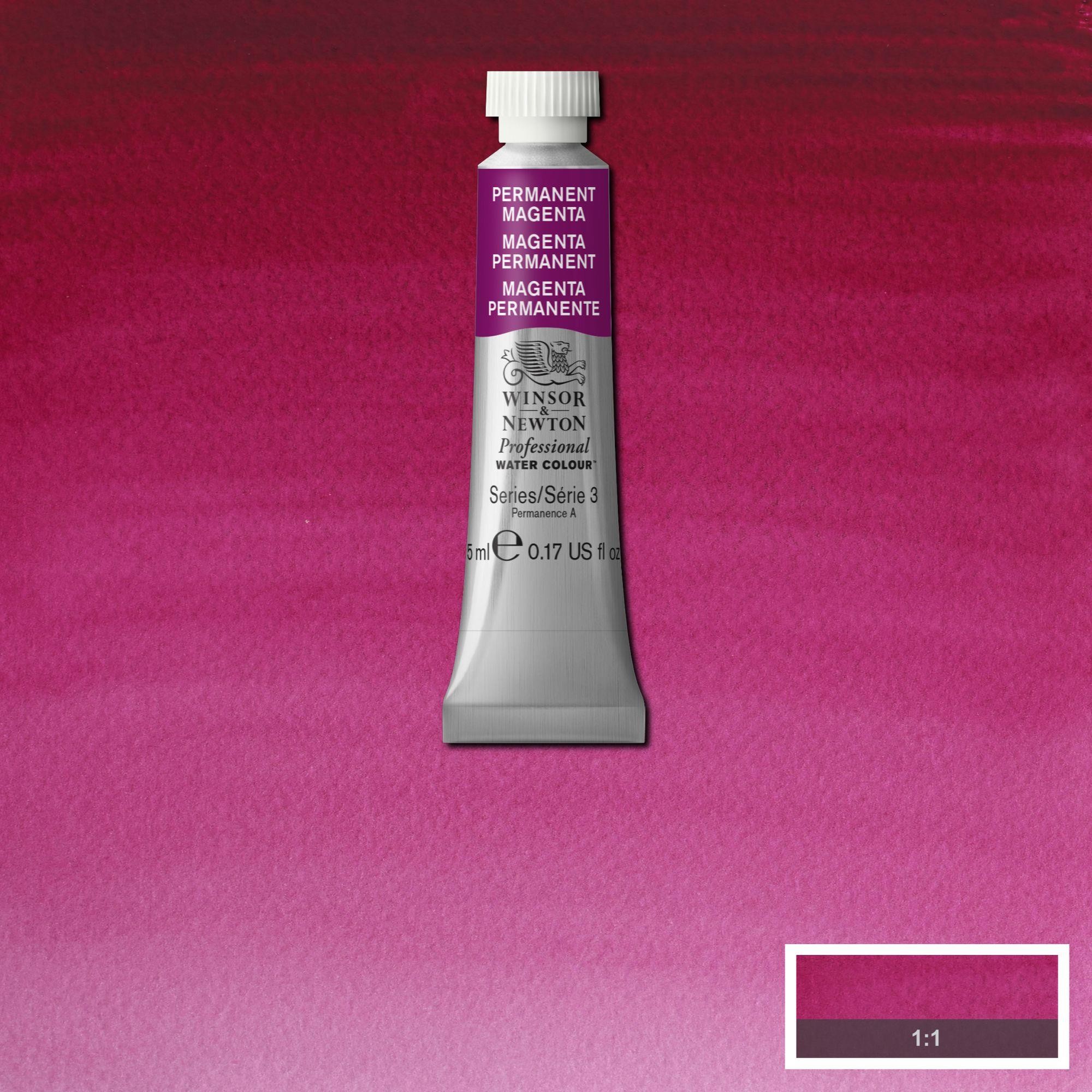Acuarela wn professional tubo magenta permanente