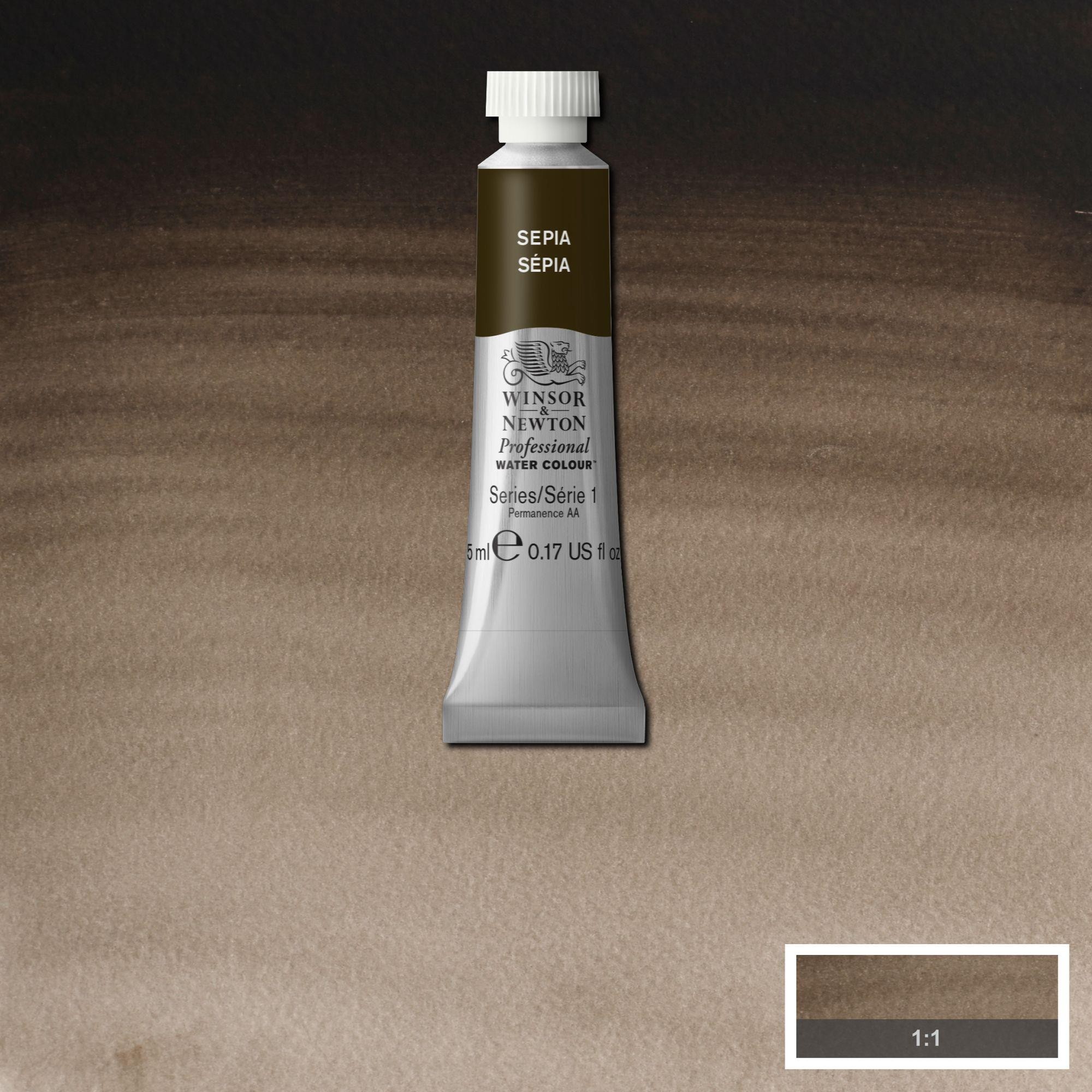 Acuarela wn professional tubo sepia