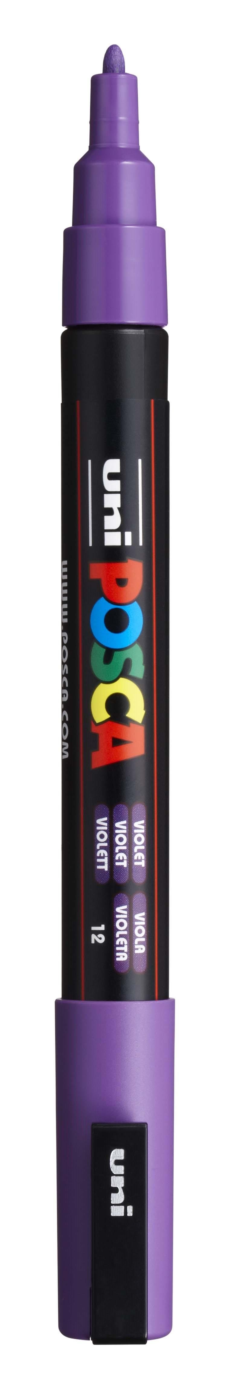 Rotulador posca pc3m violeta n12