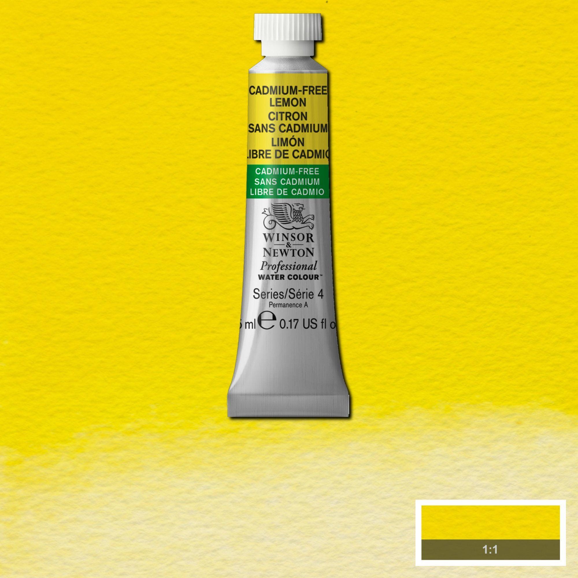 Acuarela wn professional tubo amarillo limon libre de cadmio