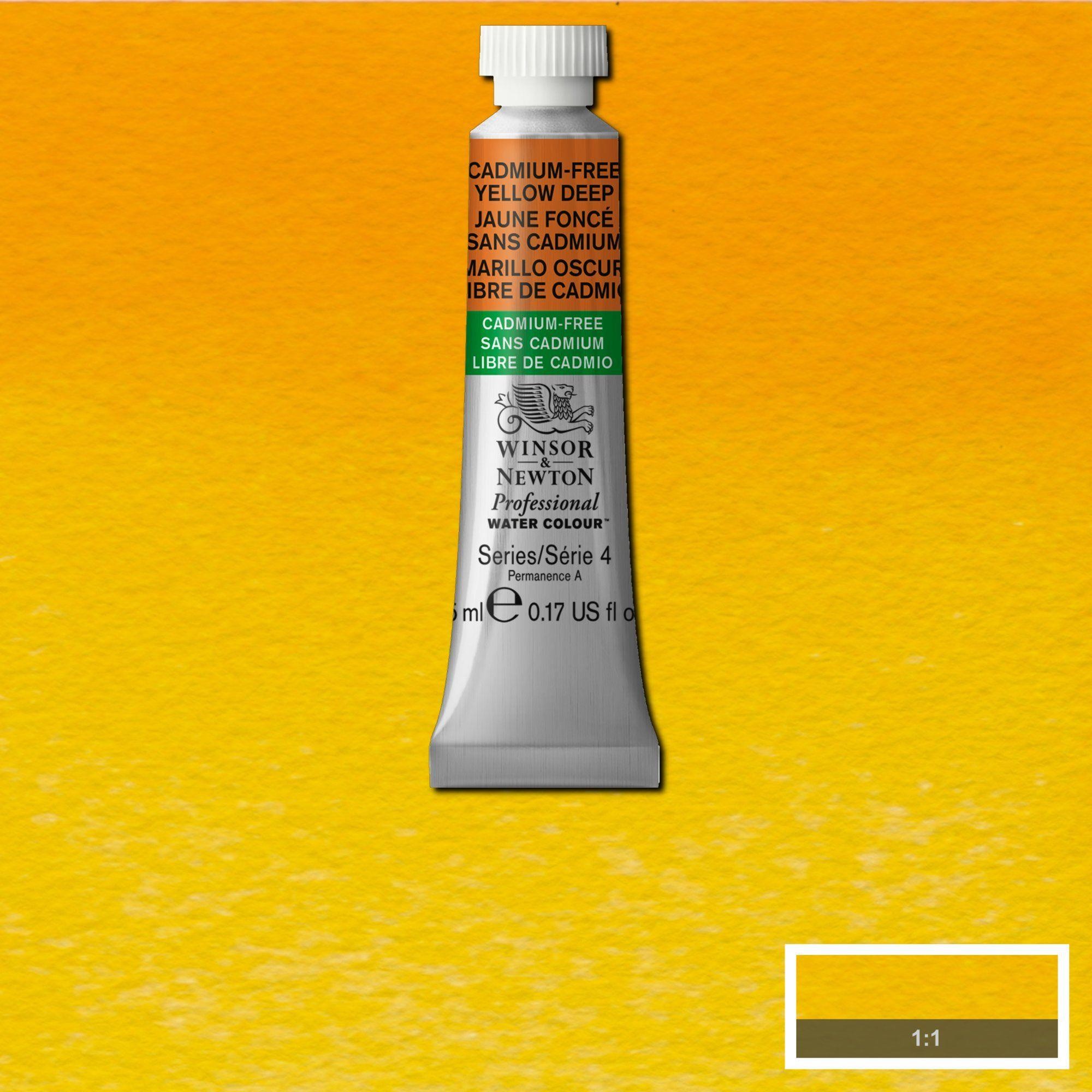 Acuarela wn professionaltubo amarillo oscuro libre de cadmio
