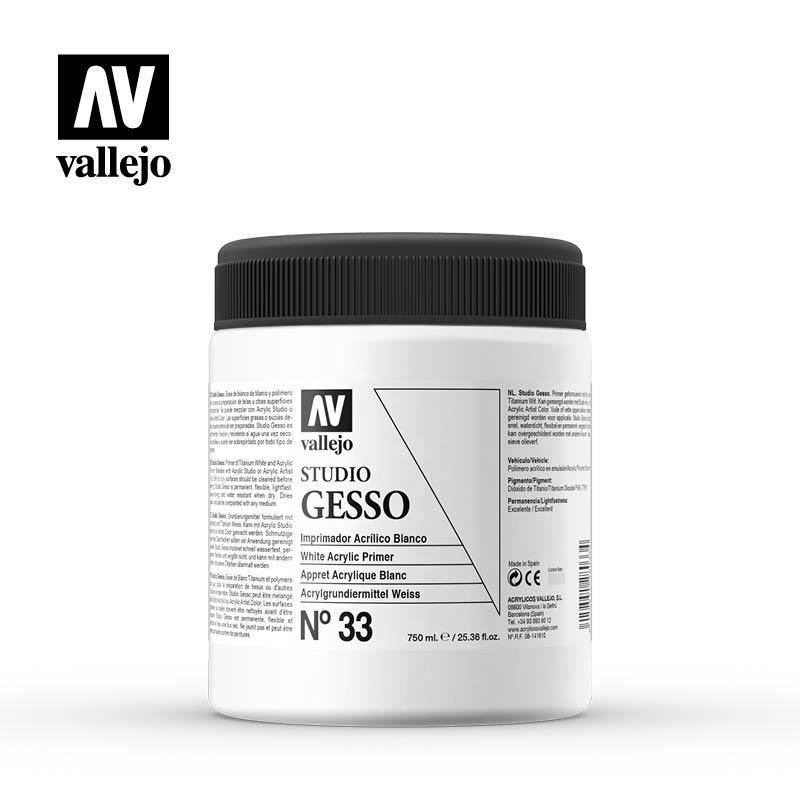 Gesso blanco vallejo 750 ml