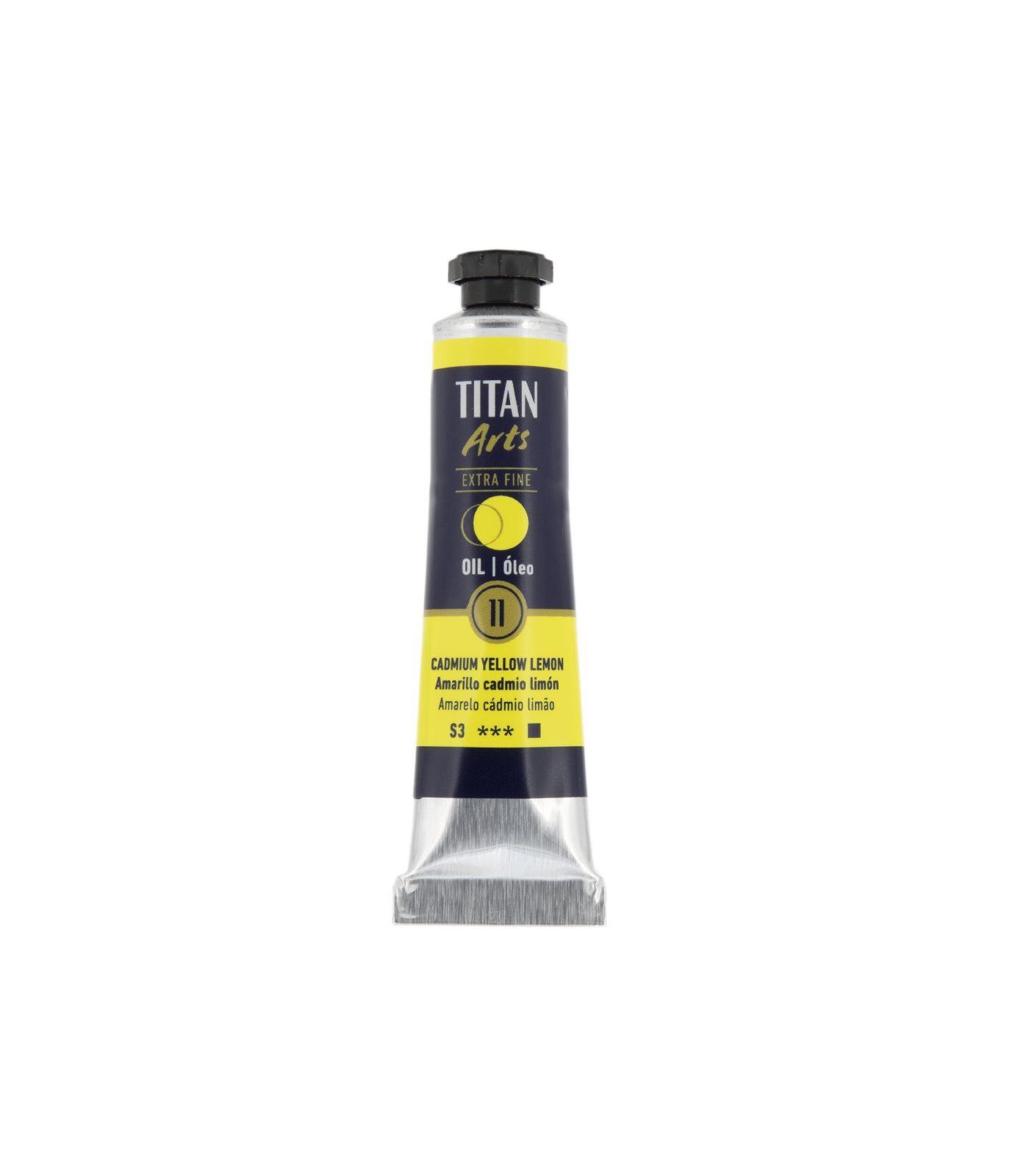 Oleo titan amarillo cadmio limon n11