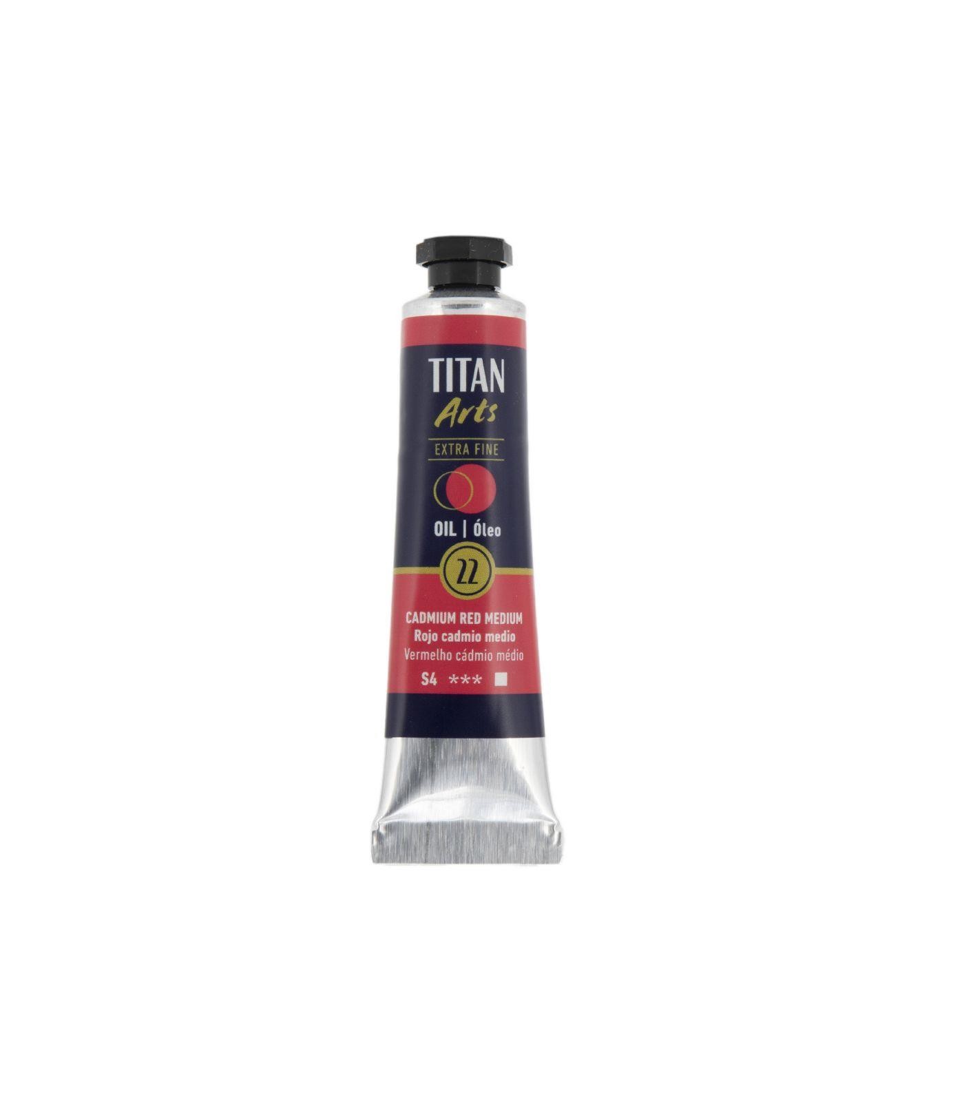 Oleo titan rojo cadmio medio n22