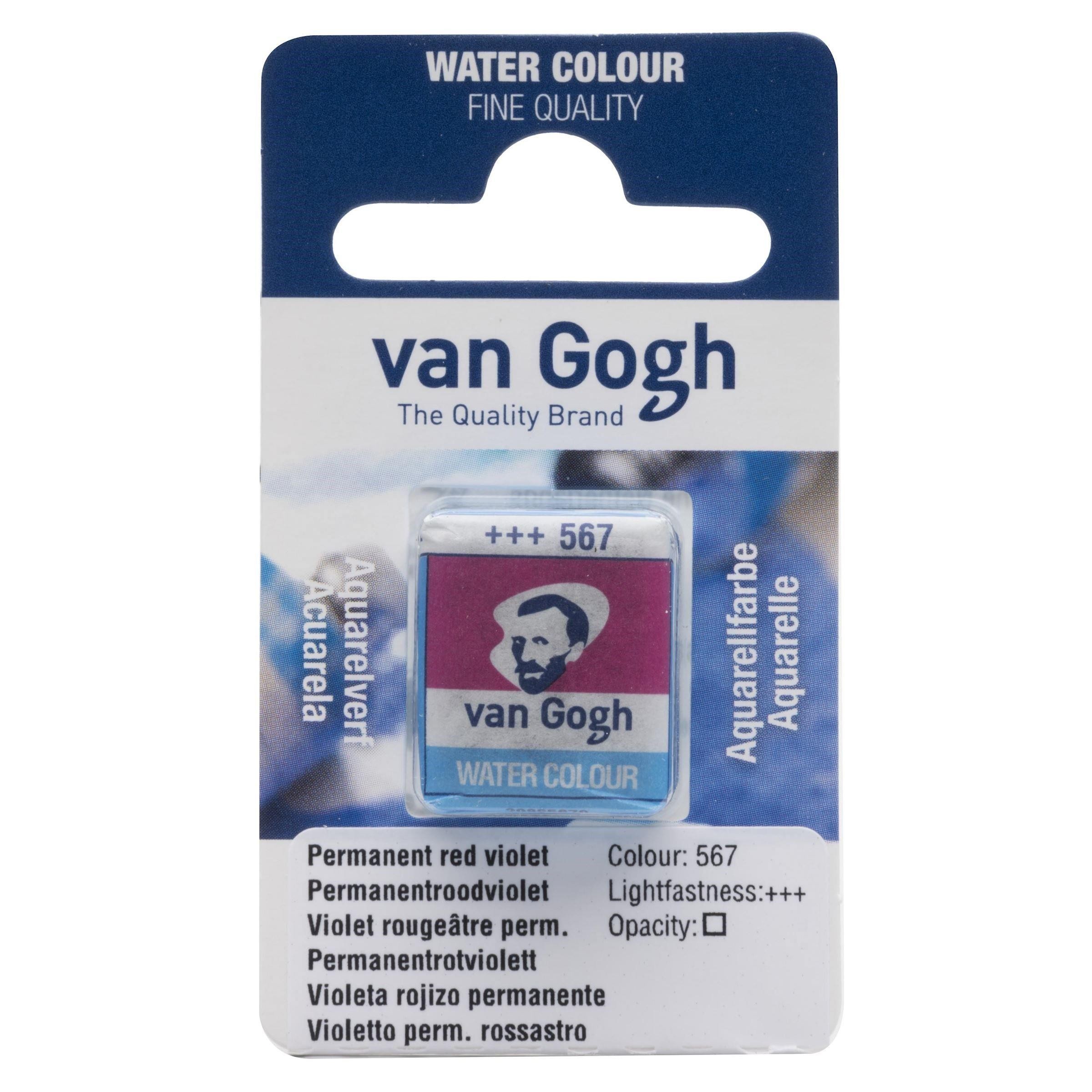 Acuarela van gogh 1-2 godet violeta rojo permanente n567