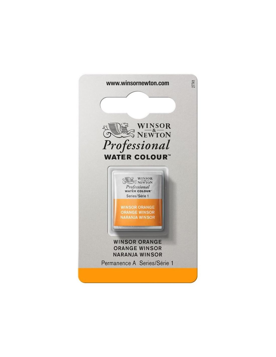 Acuarela wn professional 1-2 godet naranja winsor matiz rojo