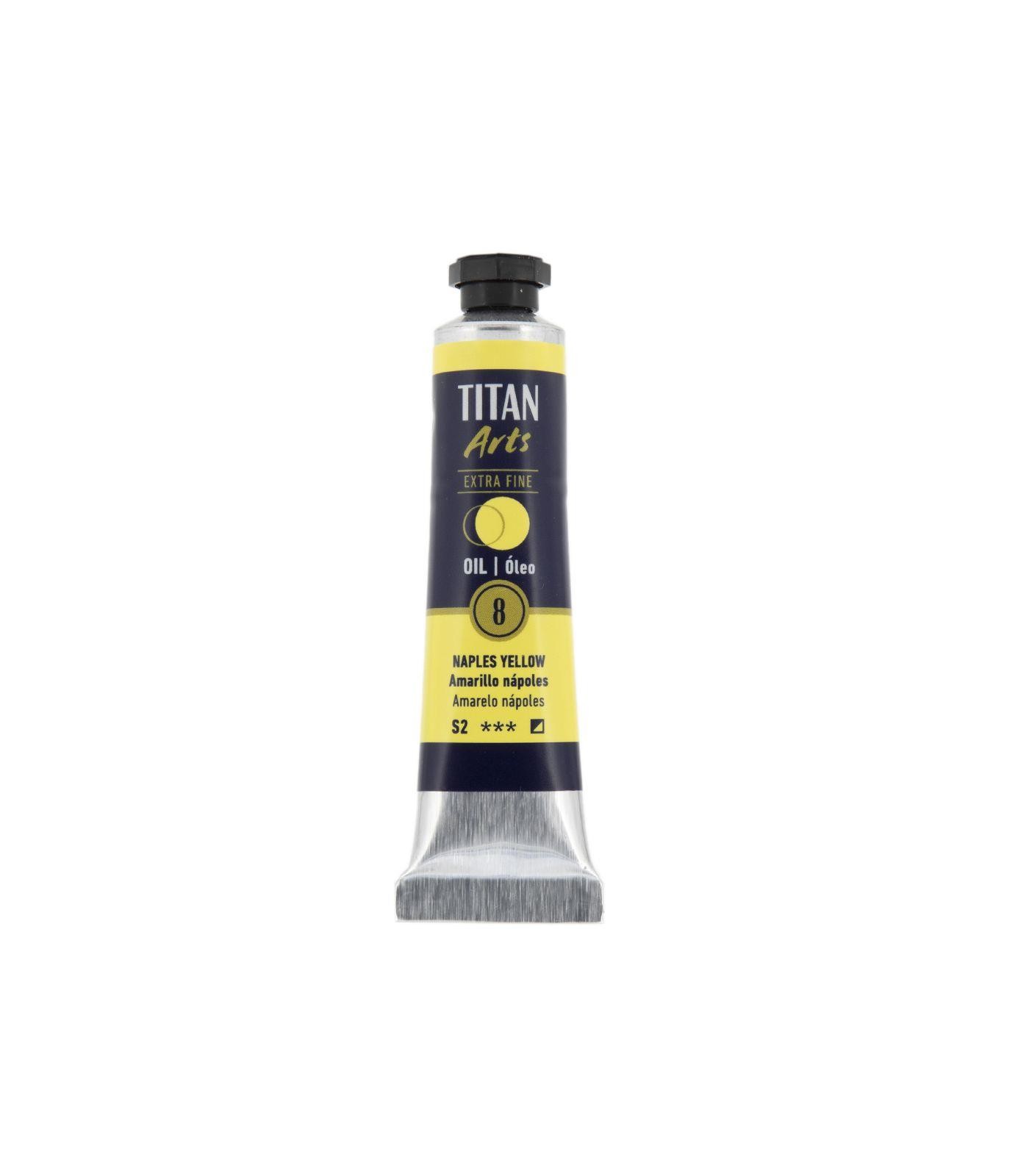 Oleo titan amarillo napoles n8
