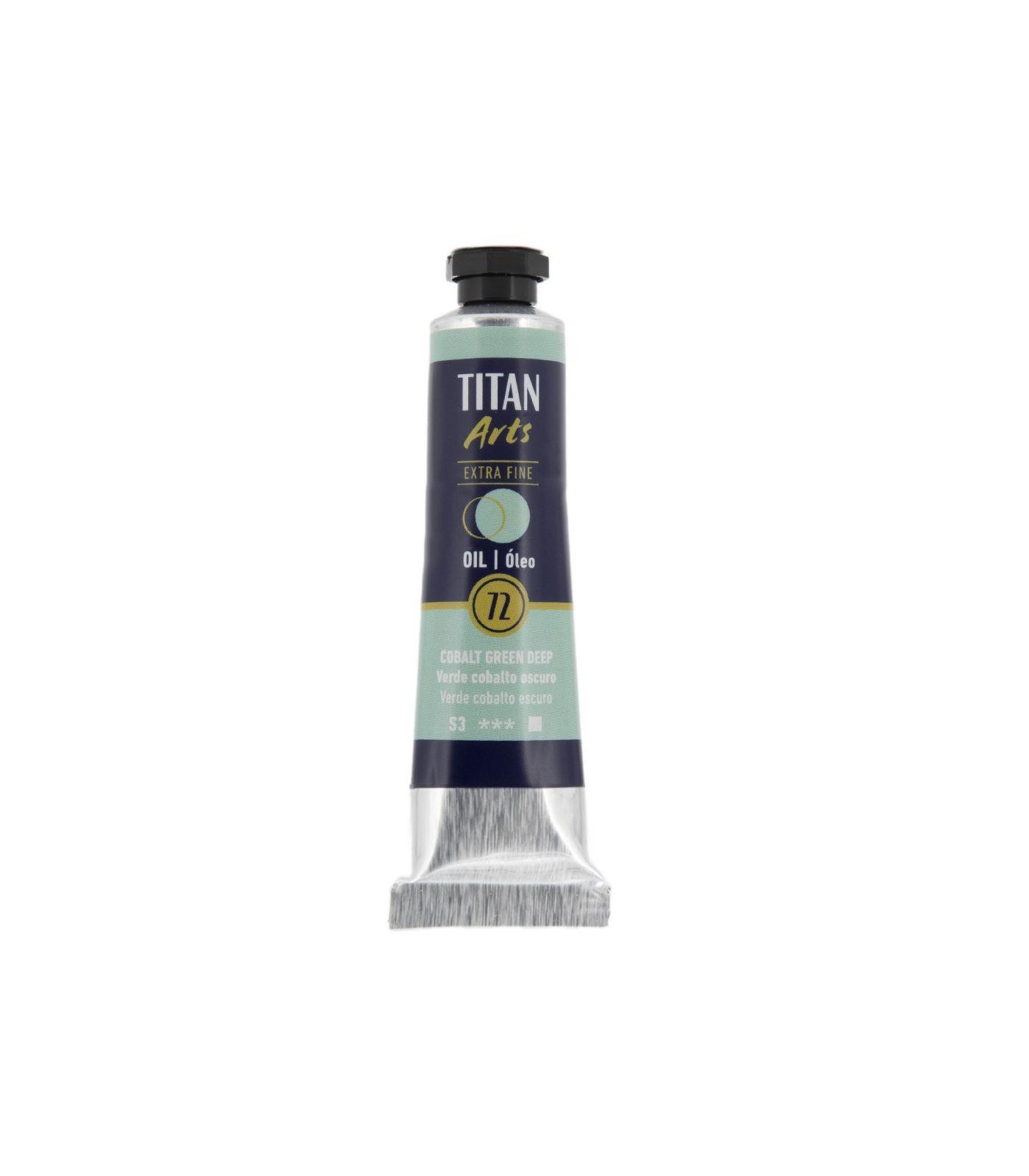 Oleo titan verde cobalto oscuro n72