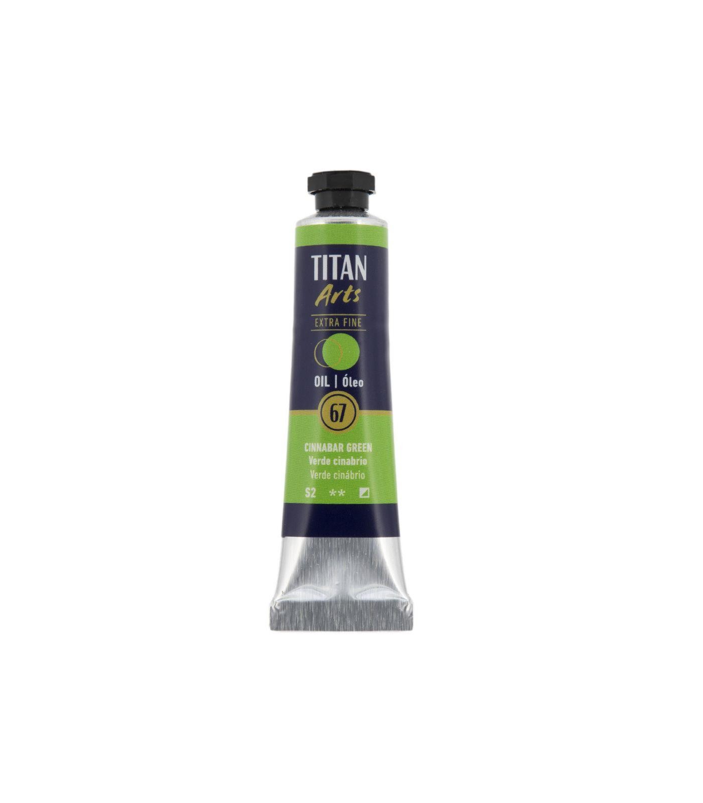 Oleo titan verde cinabrio n67