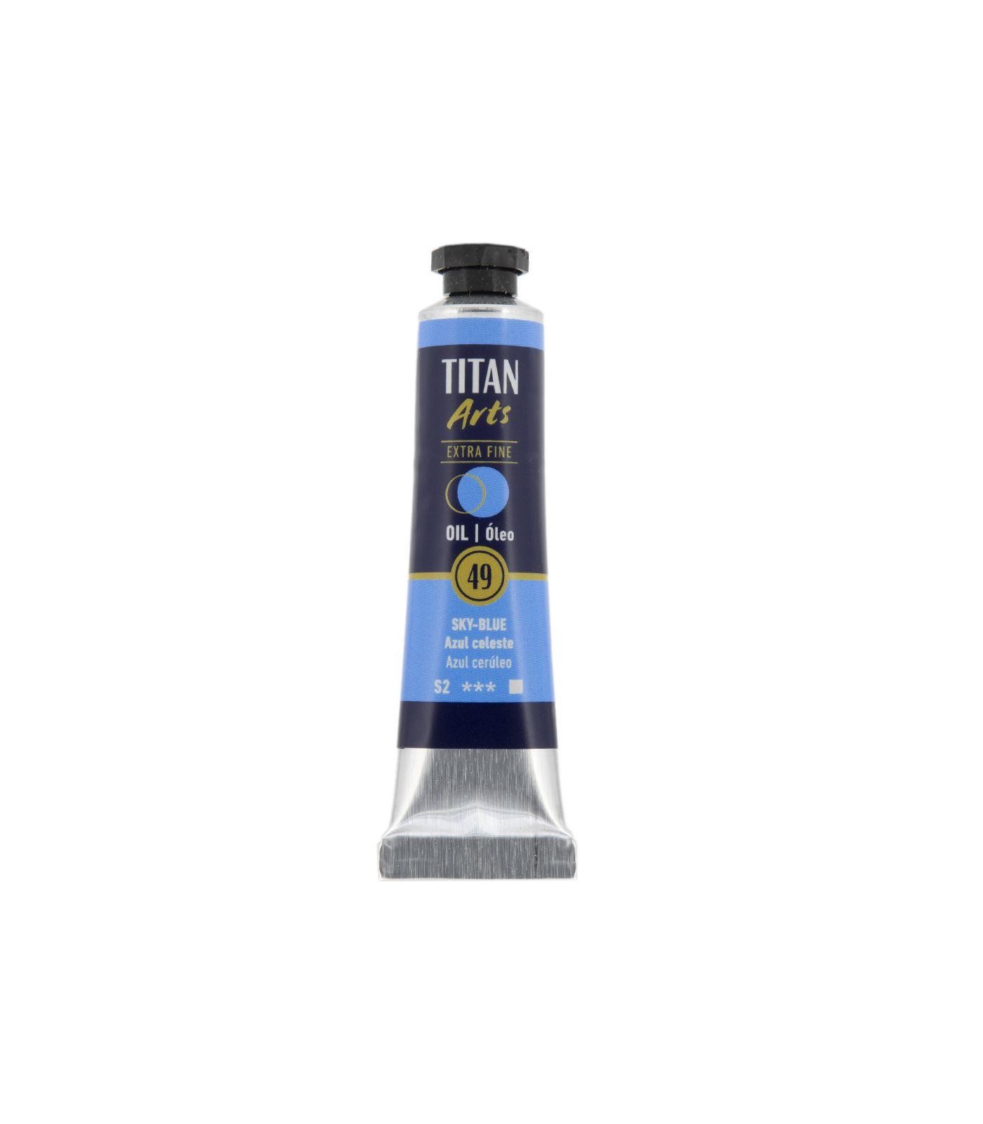 Oleo titan azul celeste n49