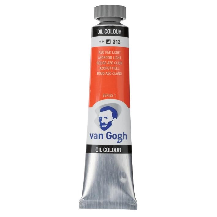 Oleo van gogh rojo azo claro  n312