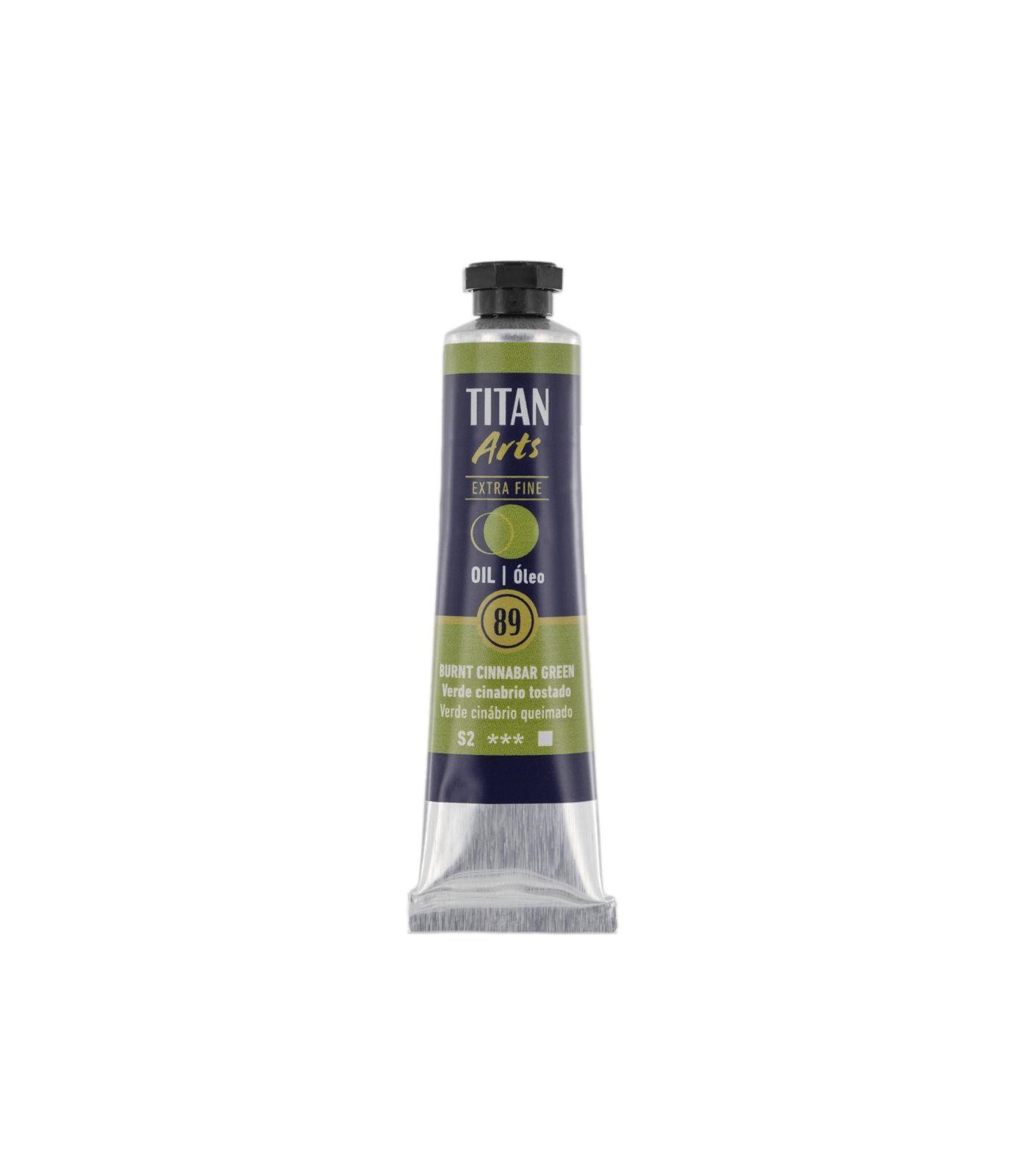 Oleo titan verde cinabrio tostado n 89