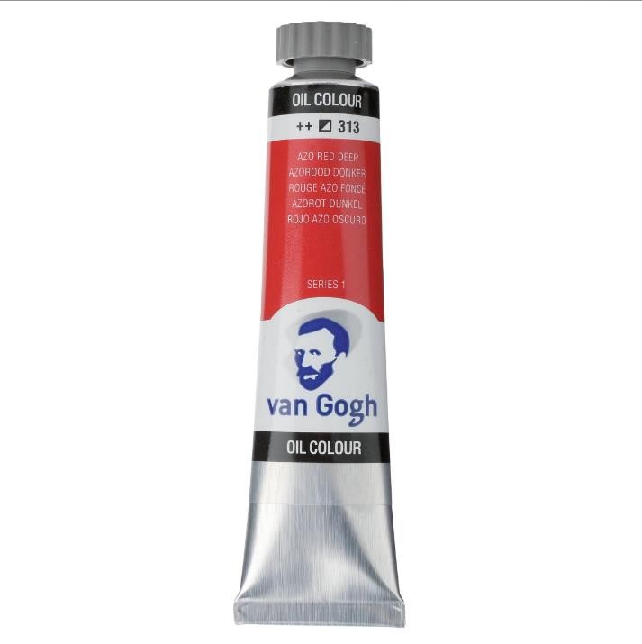 Oleo van gogh rojo azo oscuro  n313