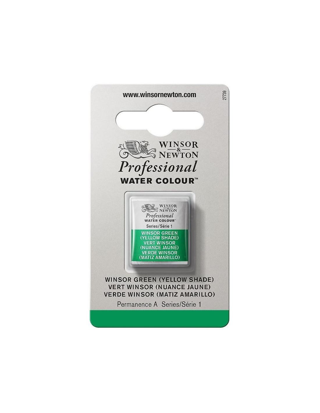Acuarela wn professional 1-2 godet verde winsor matiz amarillo