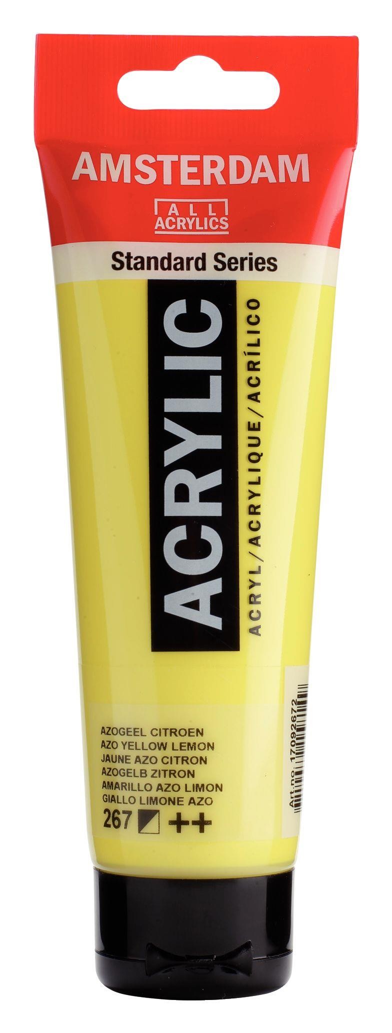 Acrilico amsterdam amarillo azo limon n267