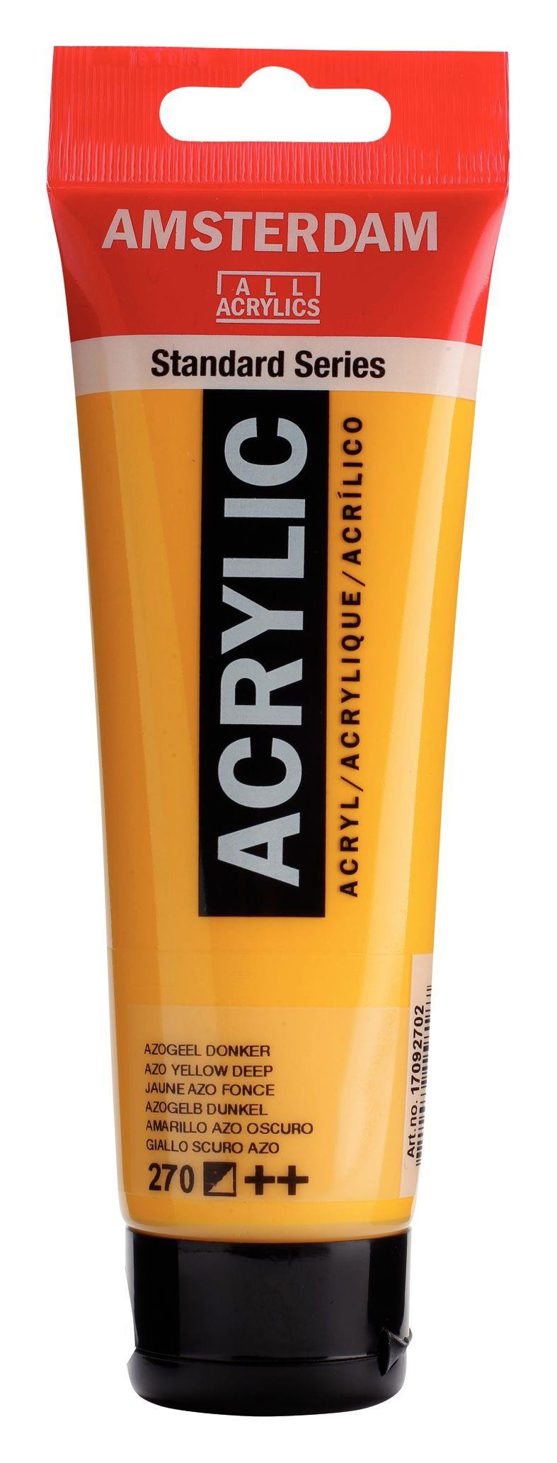 Acrilico amsterdam amarillo azo oscuro n270