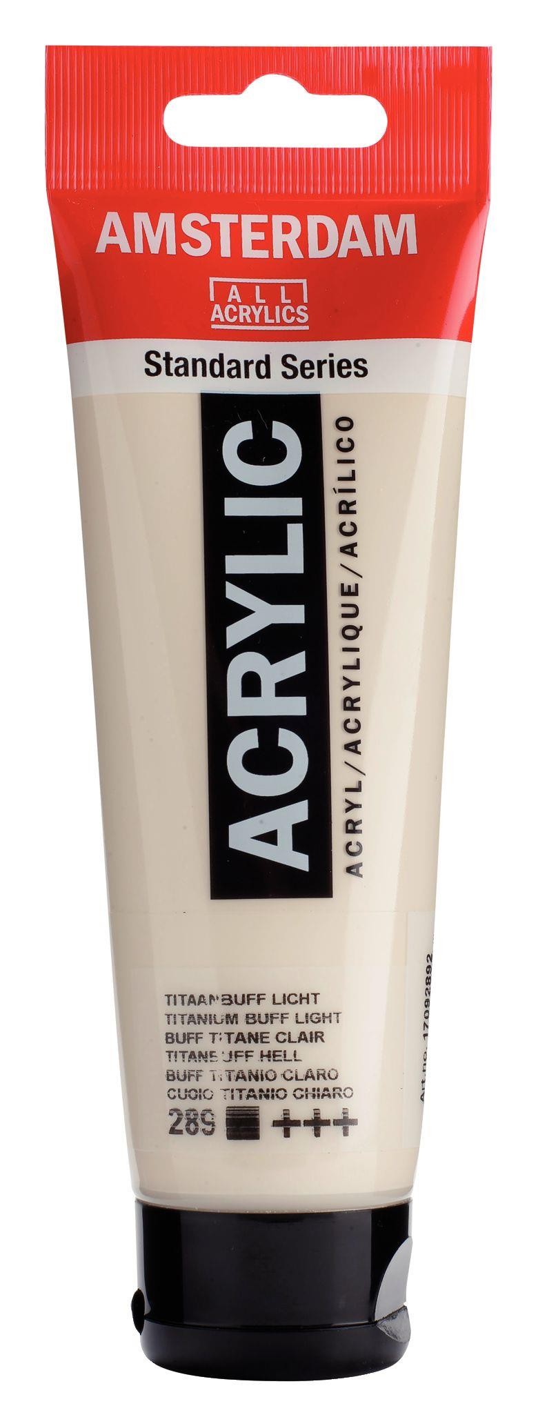 Acrilico amsterdam buff titanio claro n289