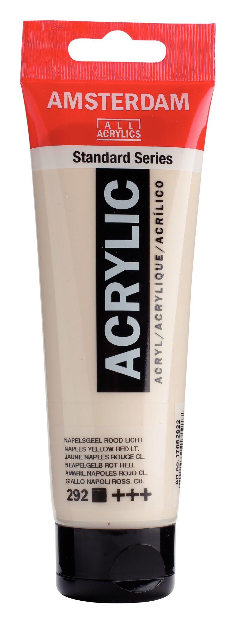 Acrilico amsterdam amarillo napoles rojo claro n262