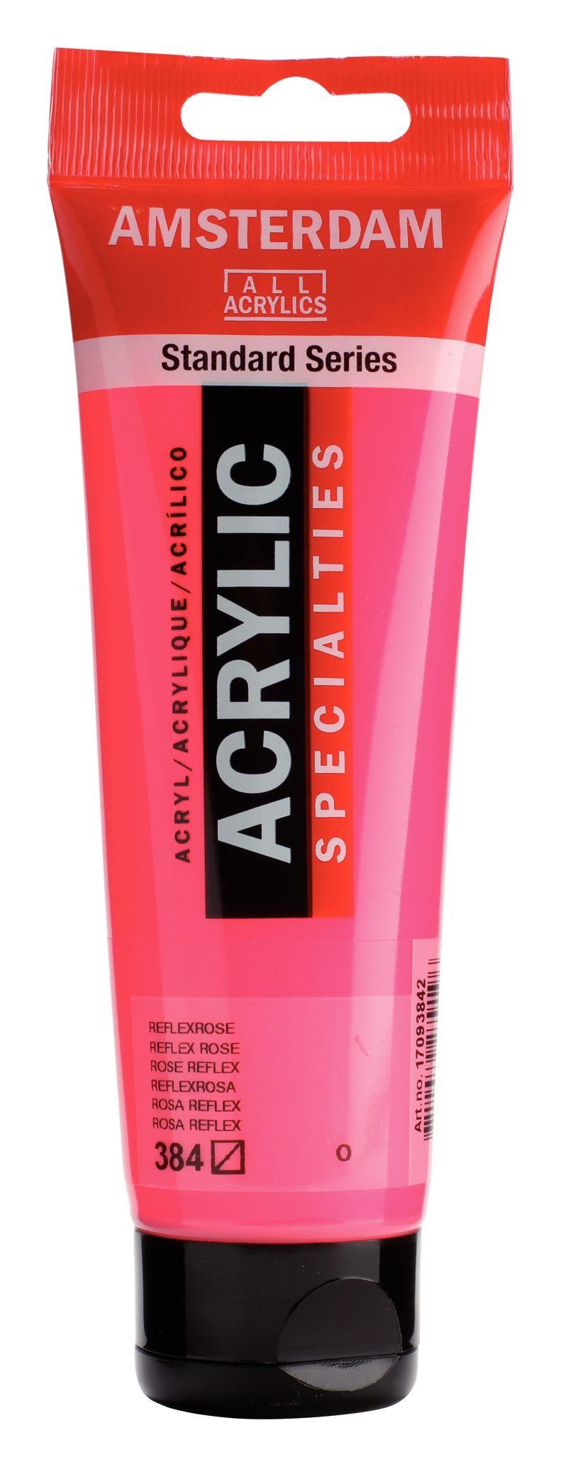 Acrilico amsterdam rosa reflex n384