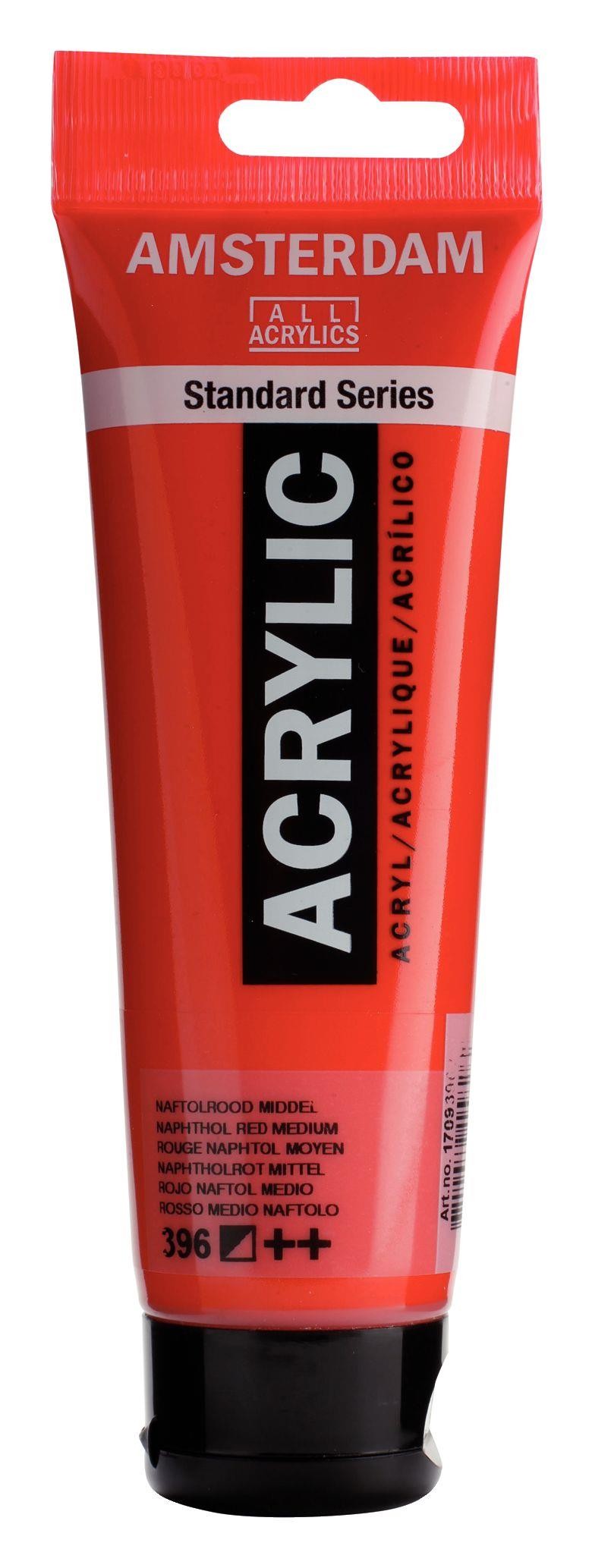 Acrilico amsterdam rojo naftol medio n396
