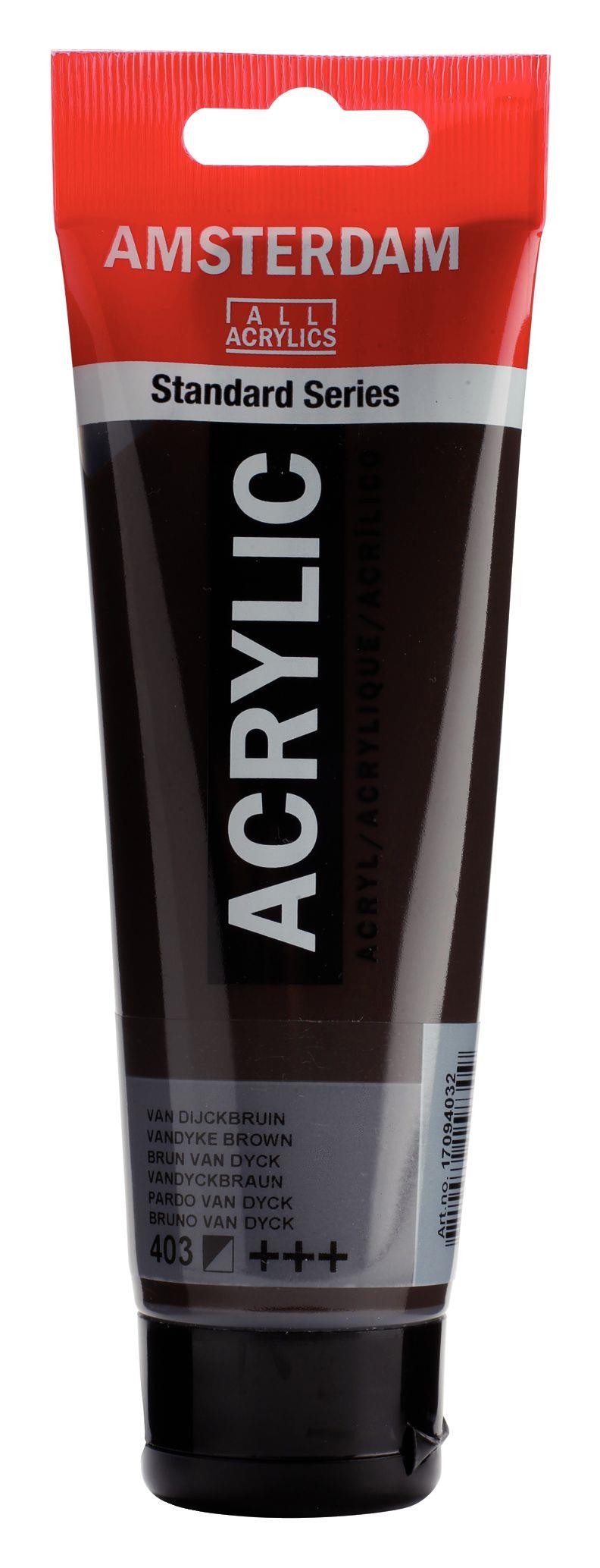Acrilico amsterdam pardo van dyck n403