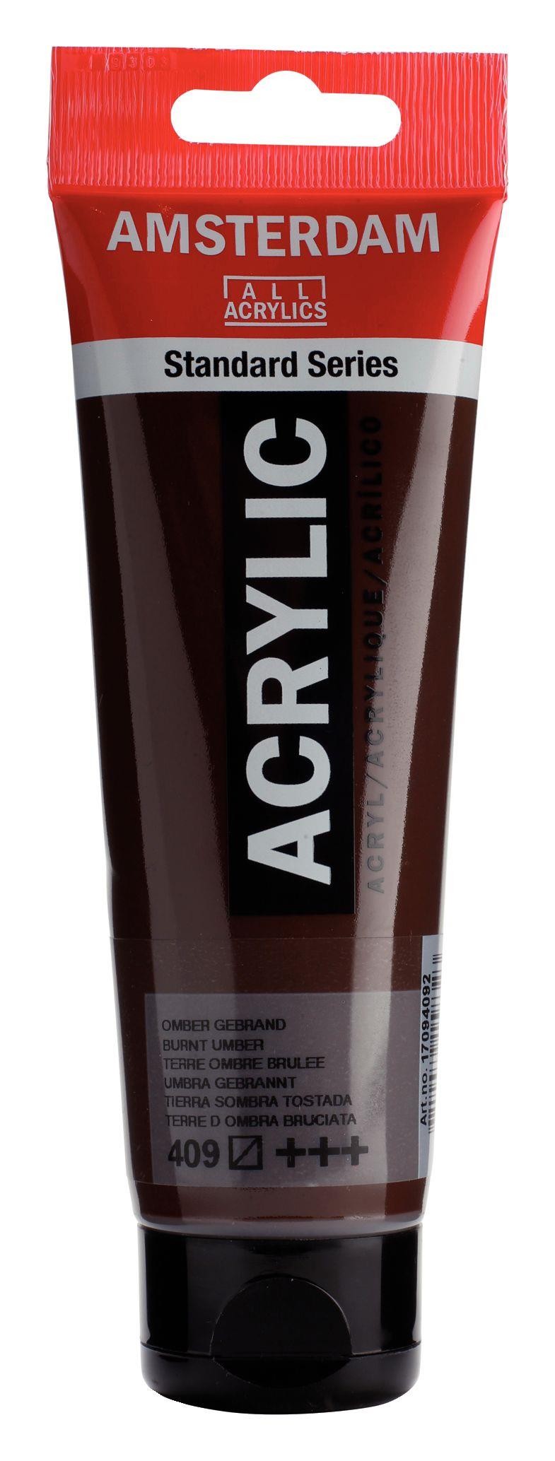 Acrilico amsterdam tierra sombra tostada n409