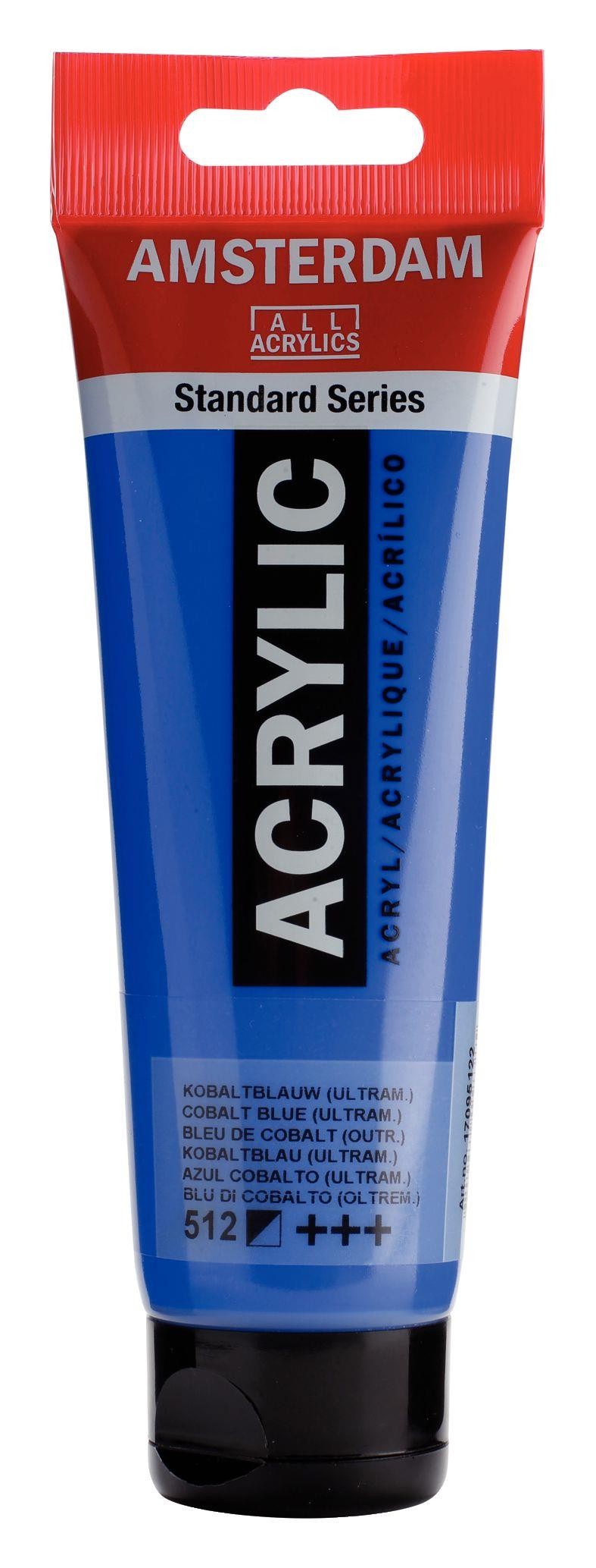 Acrilico amsterdam azul cobalto ultramar n512