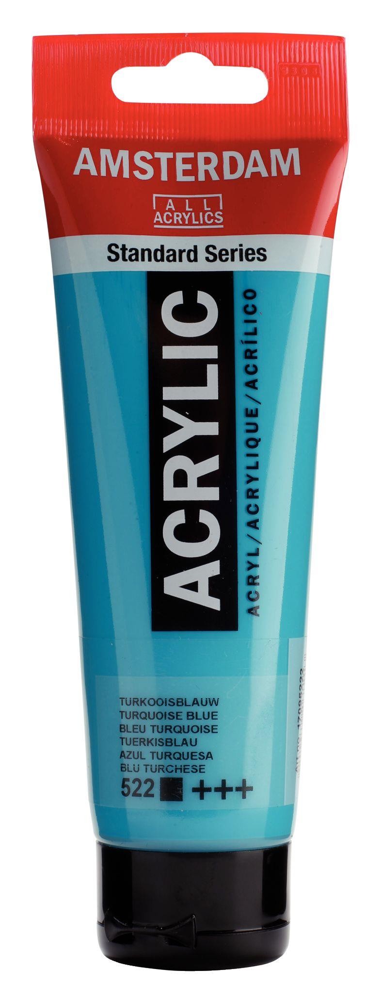 Acrilico amsterdam azul turquesa n522