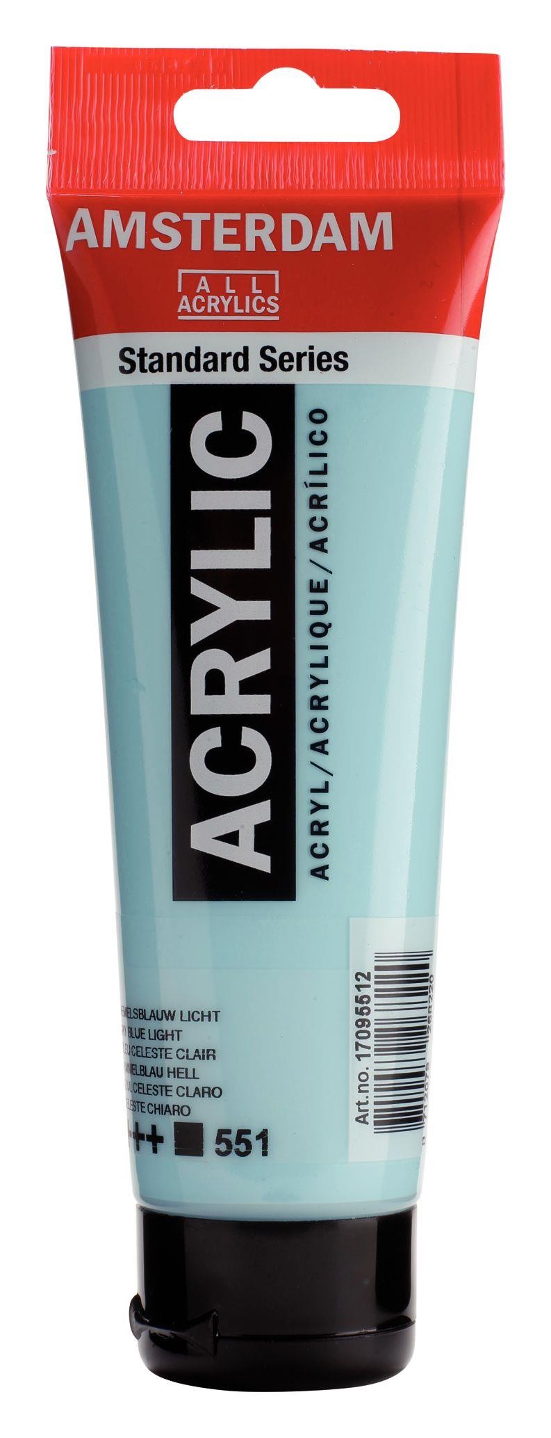 Acrilico amsterdam azul celeste claro n551