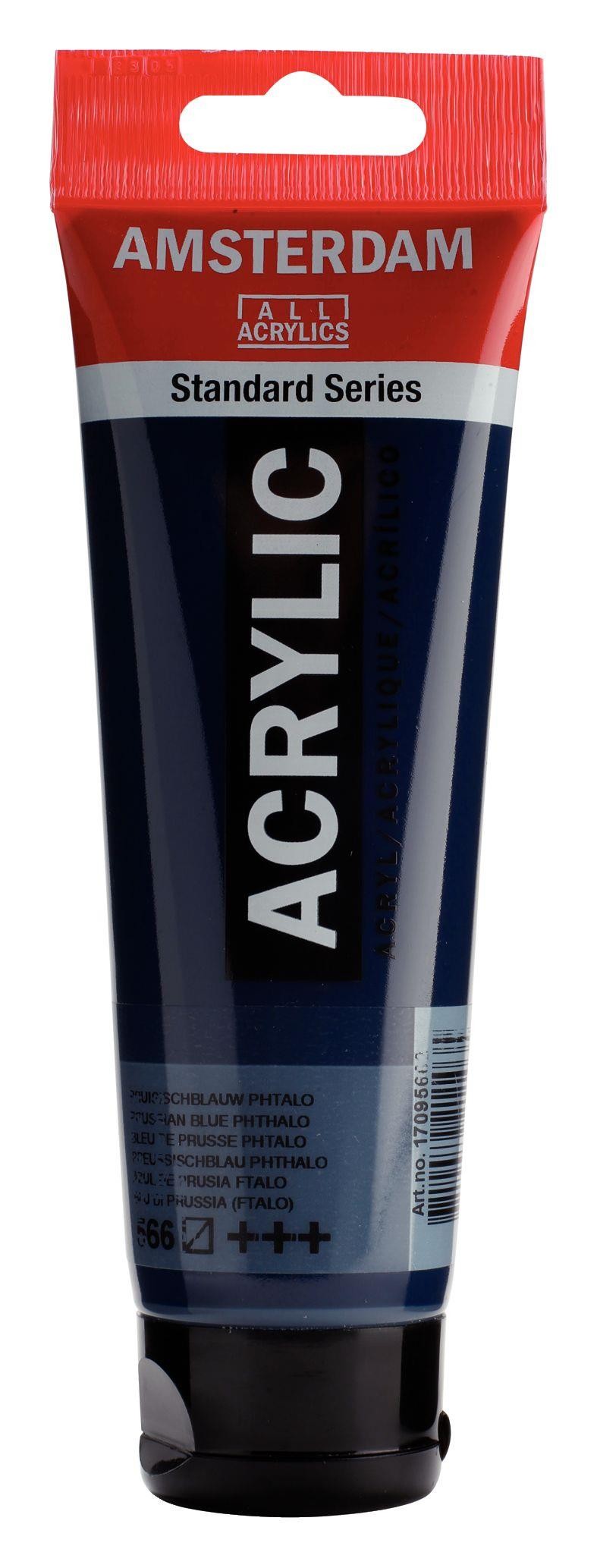 Acrilico amsterdam azul pursi ftalocianina n566