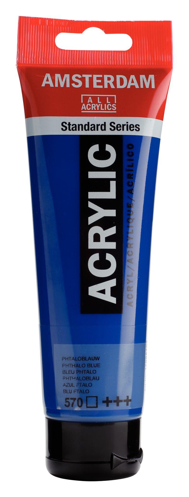 Acrilico amsterdam azul ftalocianina n570