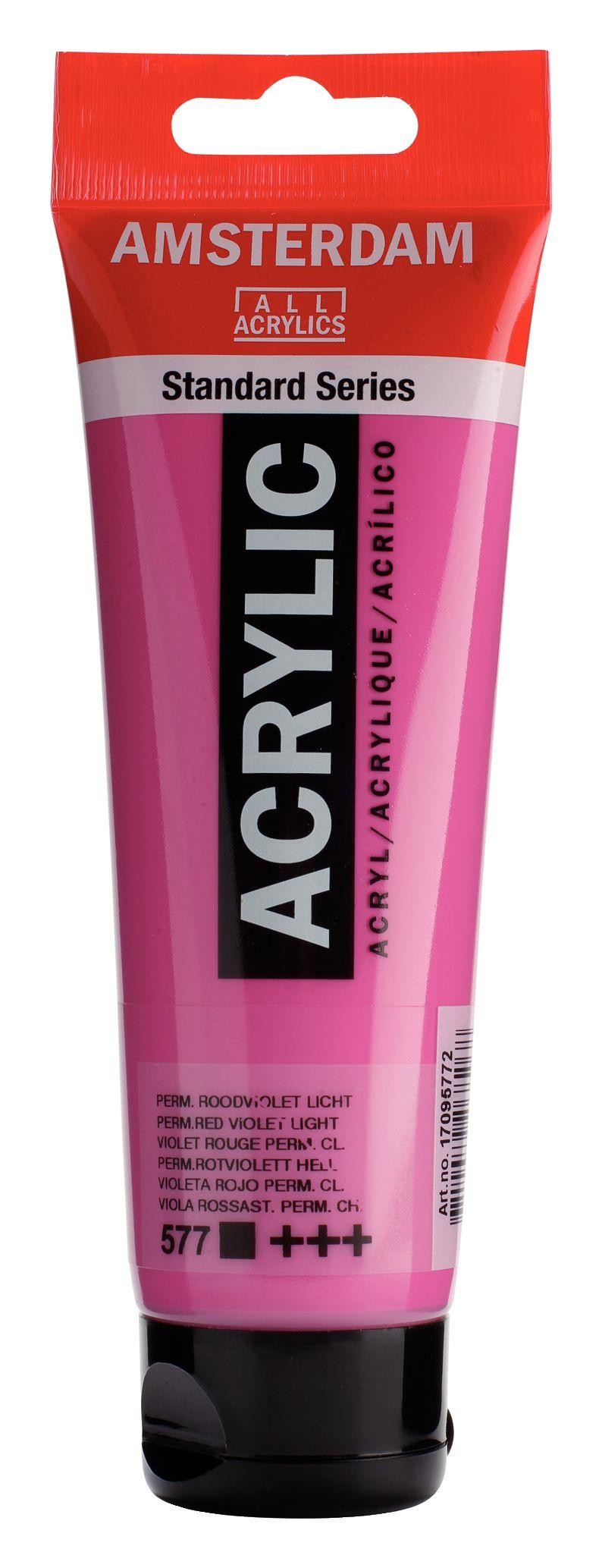 Acrilico amsterdam violeta rojo permanente n577