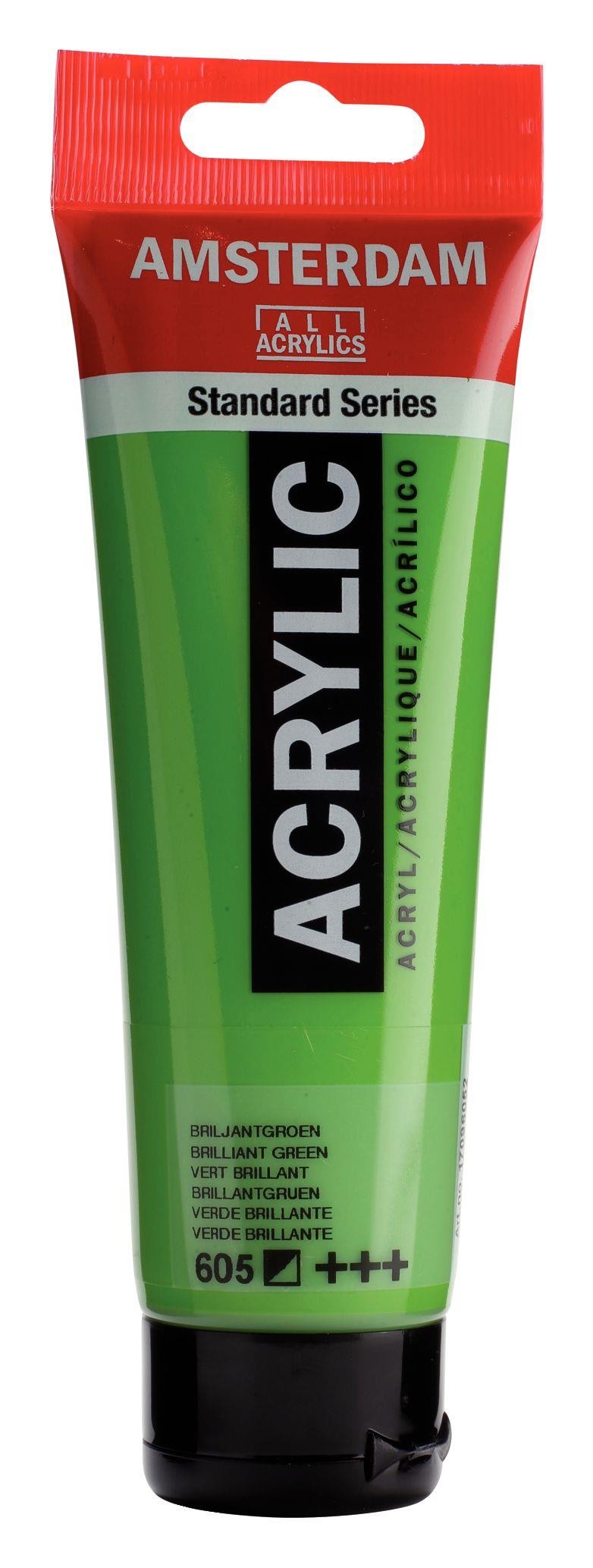 Acrilico amsterdam verde brillante n605