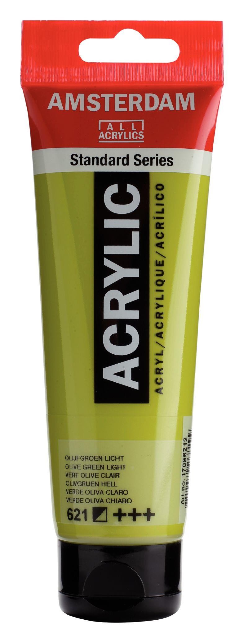 Acrilico amsterdam verde oliva claro n621