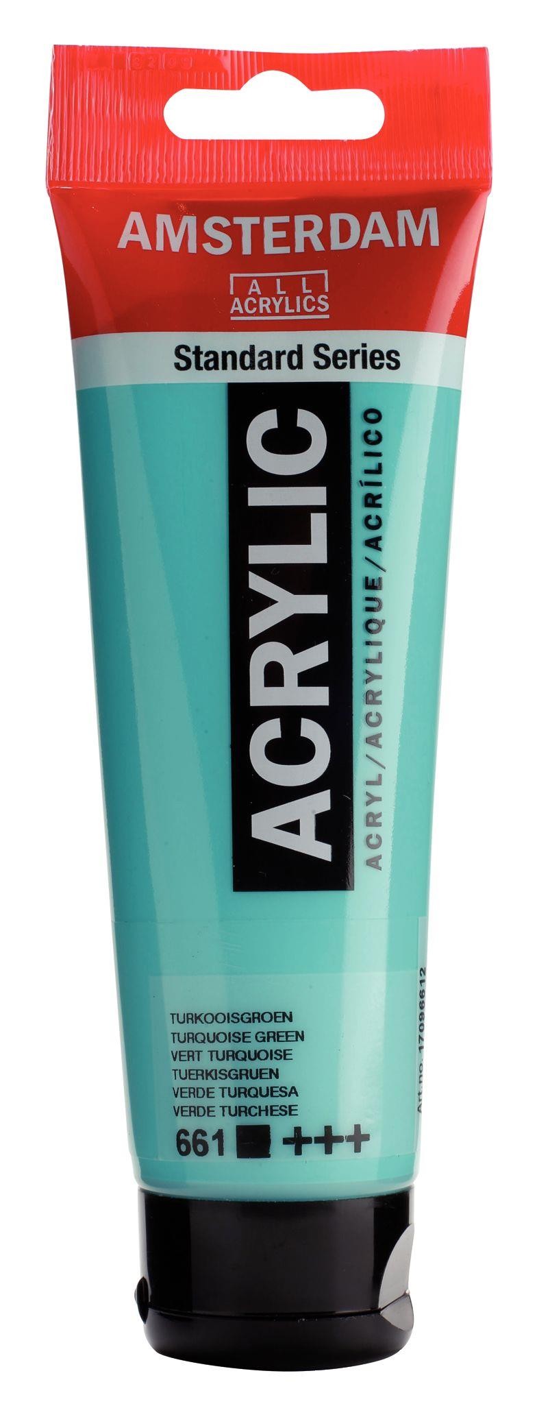 Acrilico amsterdam verde turquesa n661