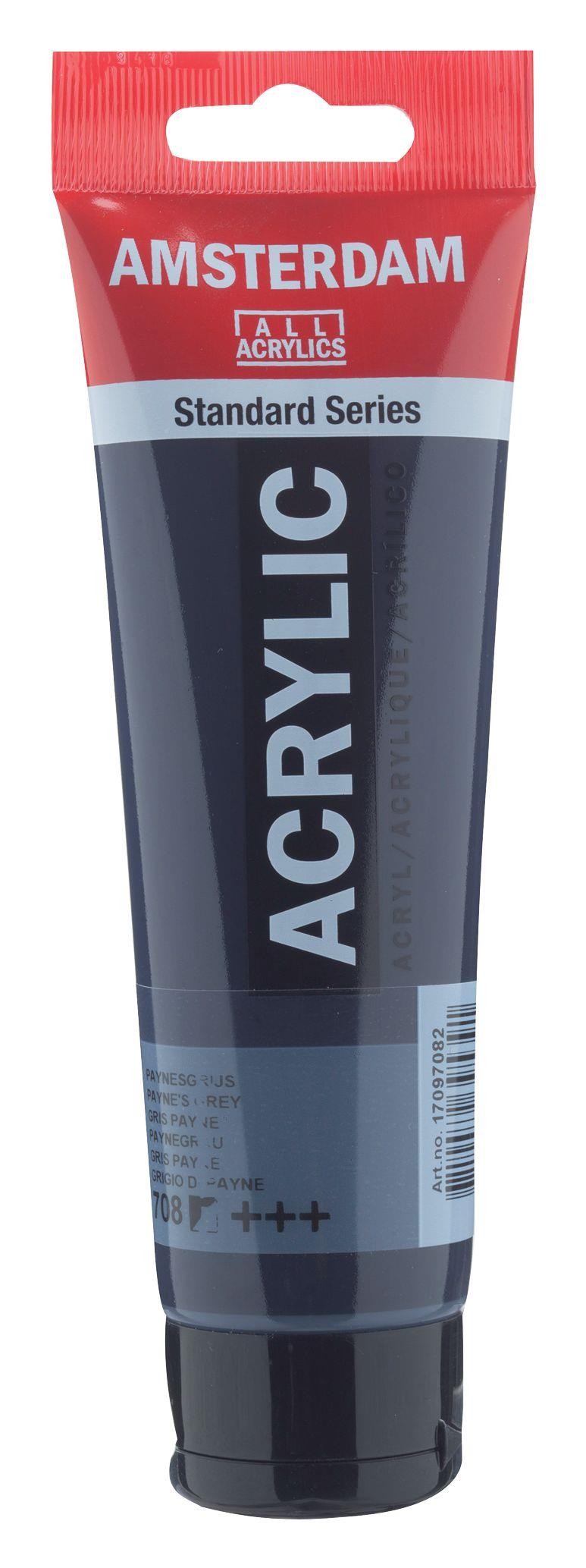 Acrilico amsterdam gris de payne n708